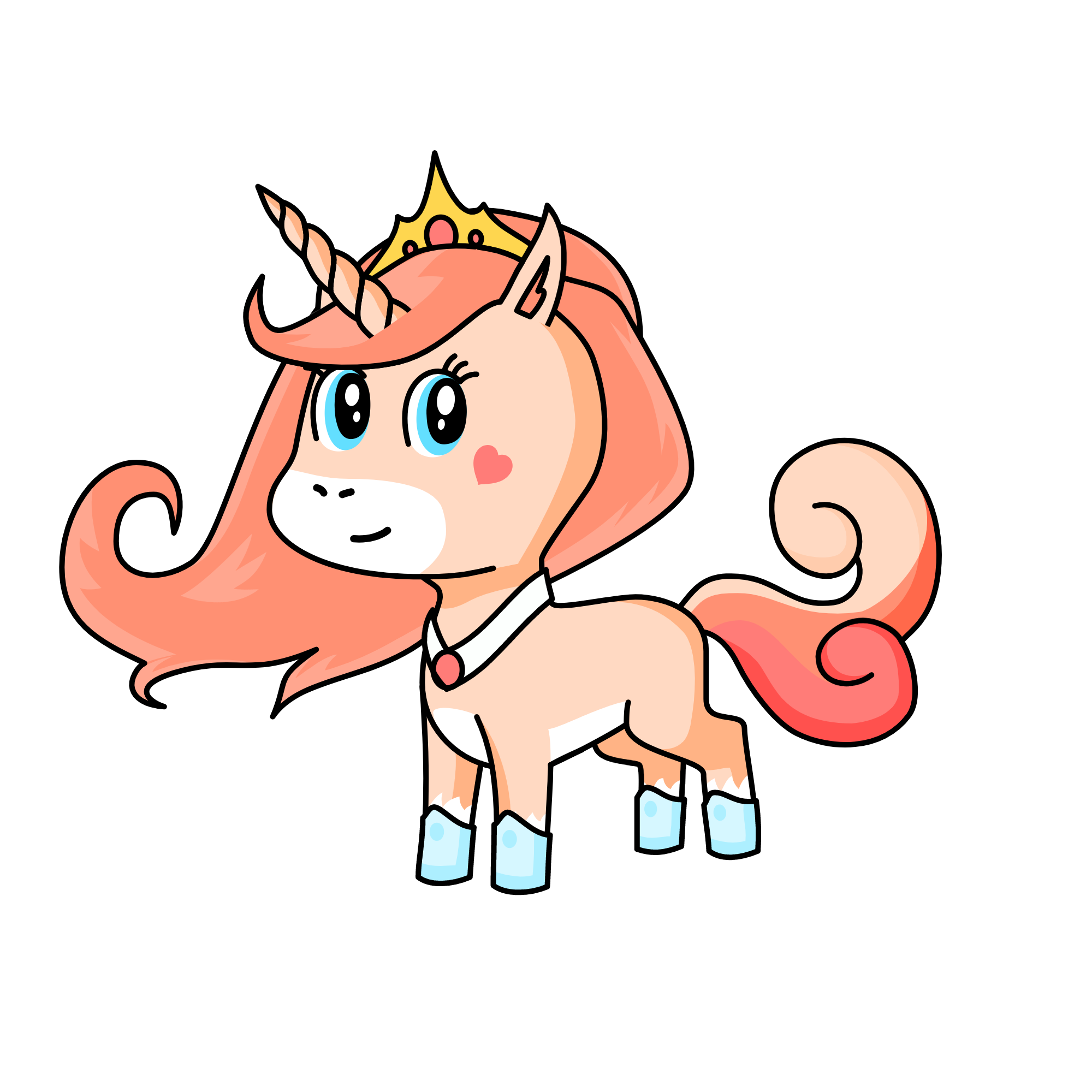 Princess Catherine, the unicorn