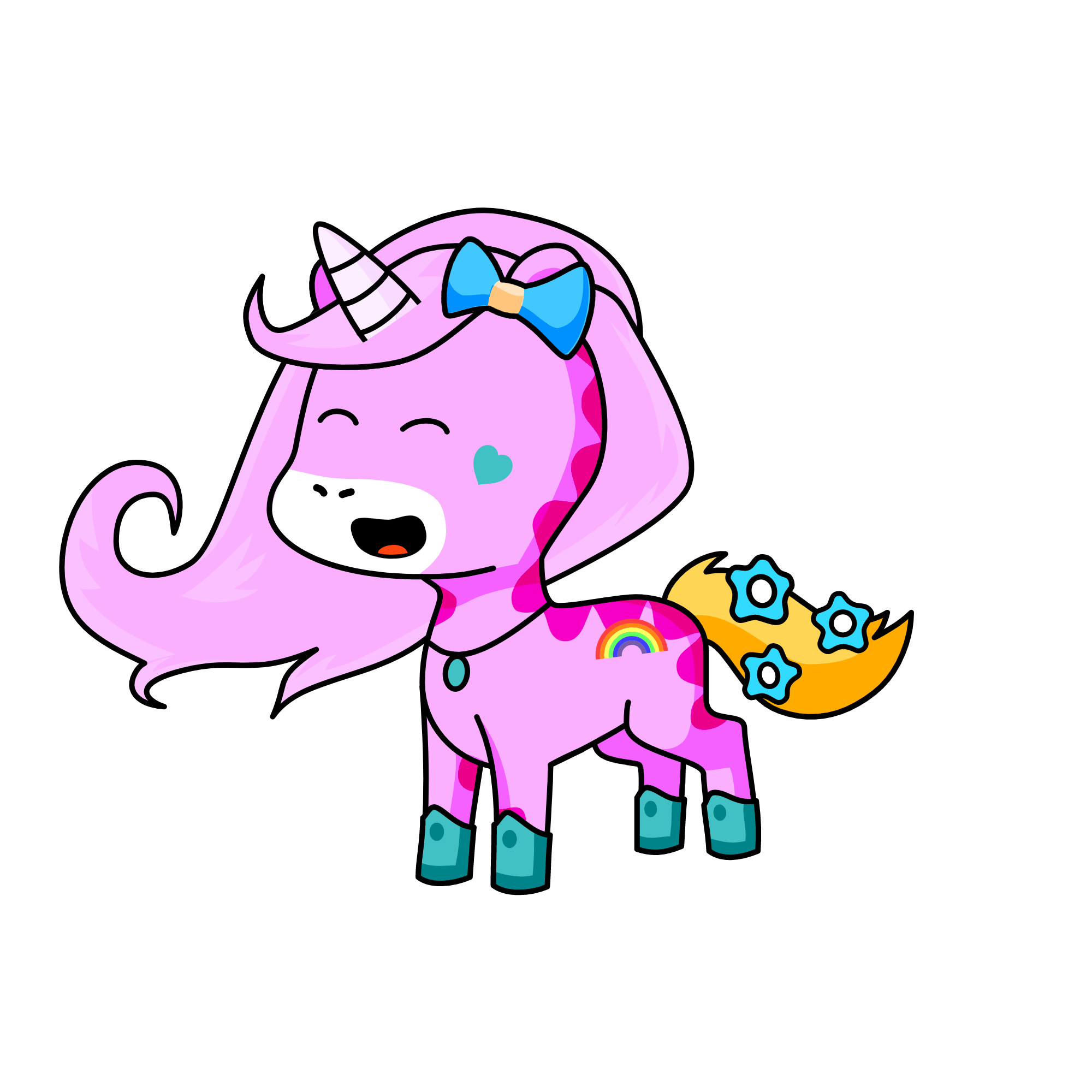 pink sparkle, the unicorn