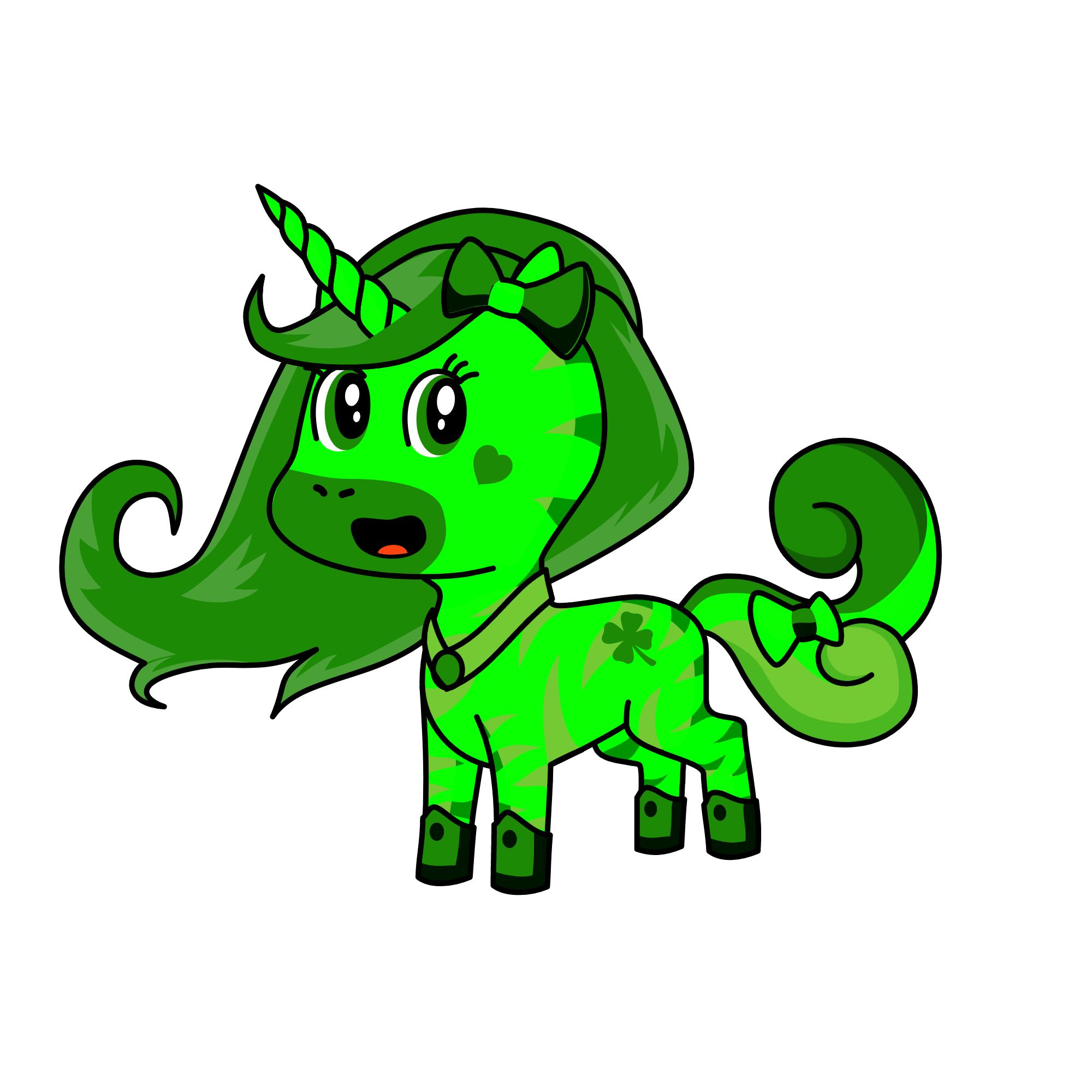 St. Patrick's Day, the unicorn