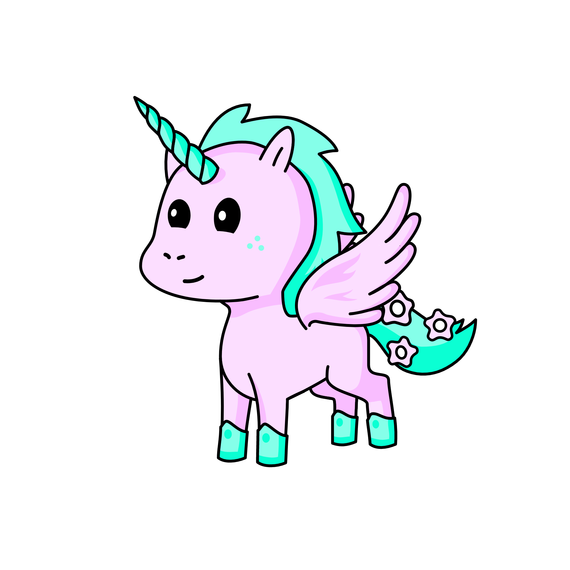 Queen Ava, the unicorn
