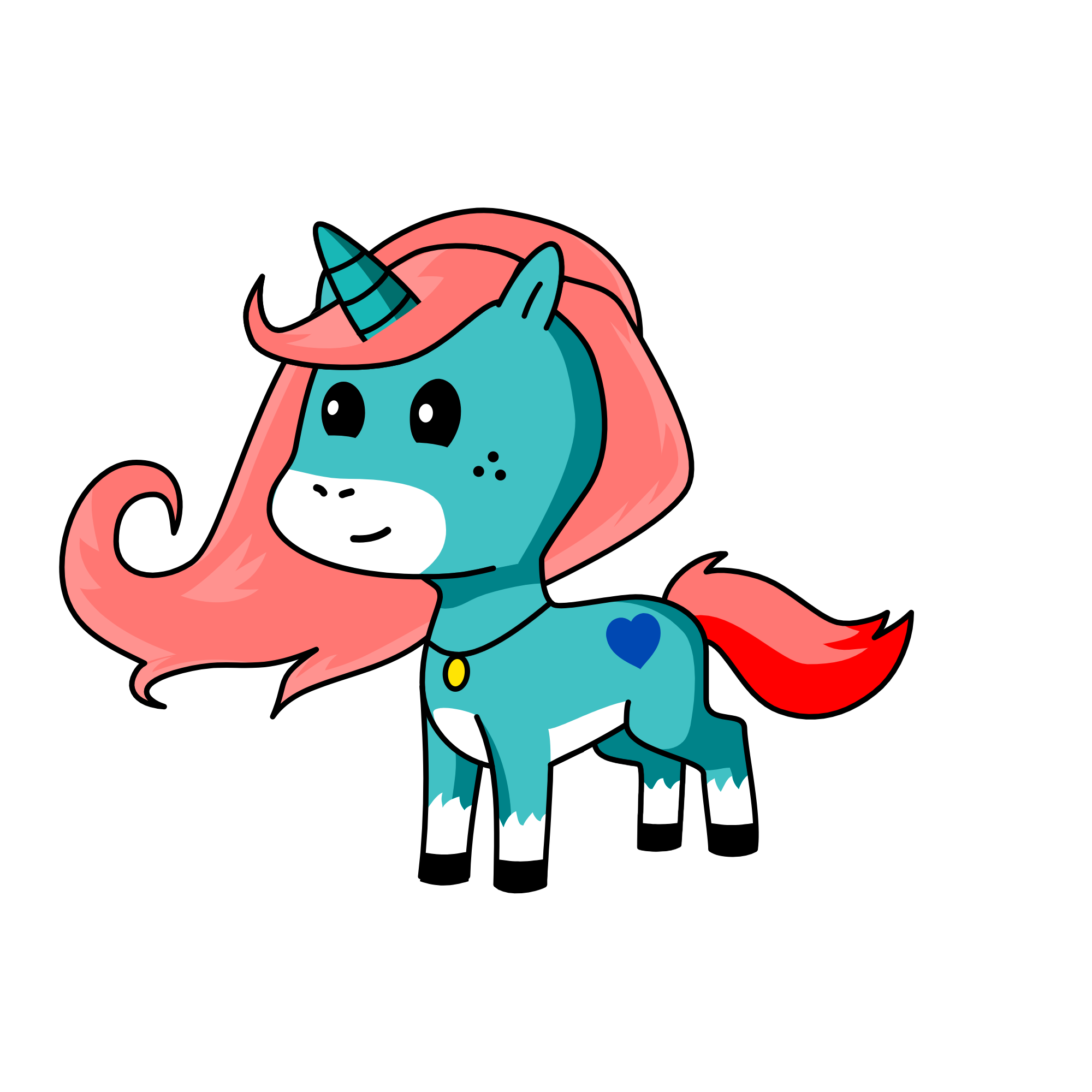 Love, the unicorn
