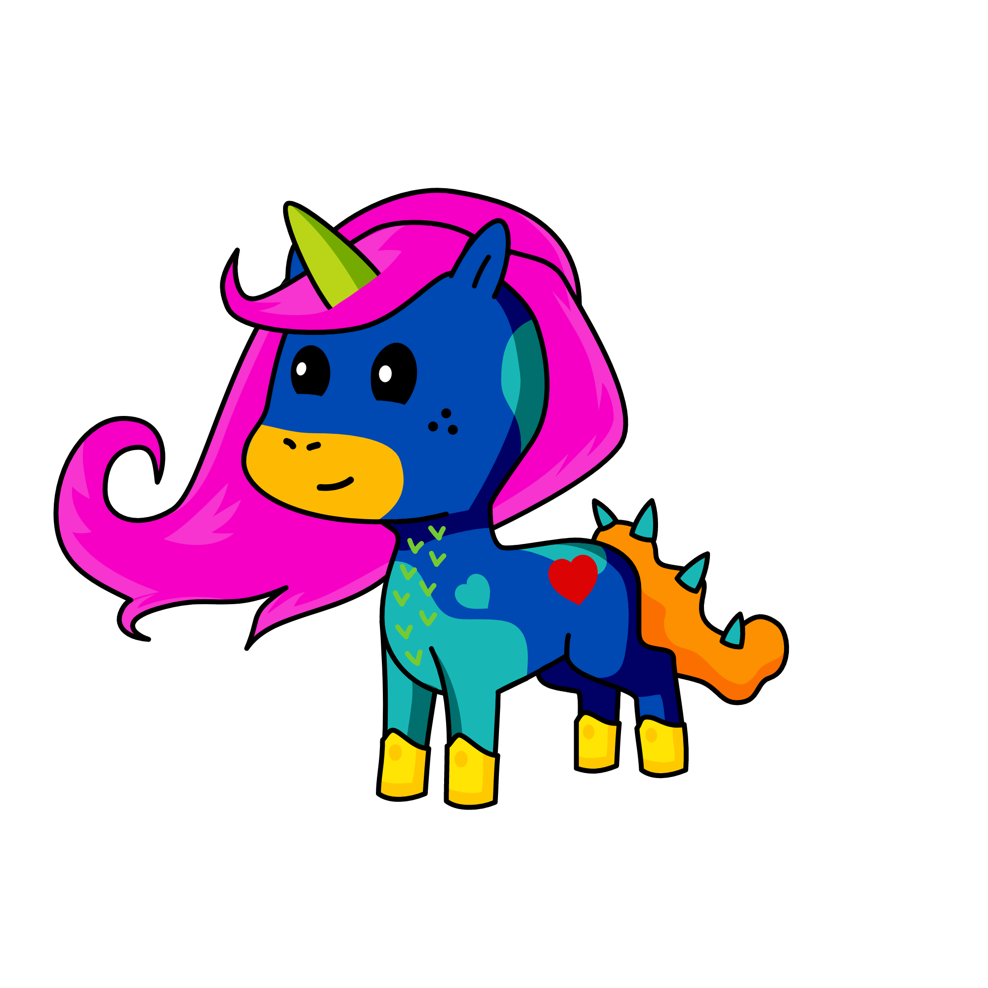 Lyric Totten, the unicorn