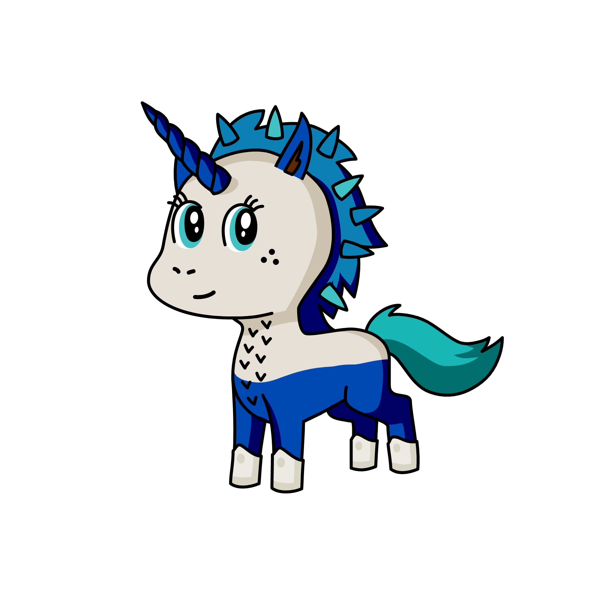 Aquarius, the unicorn