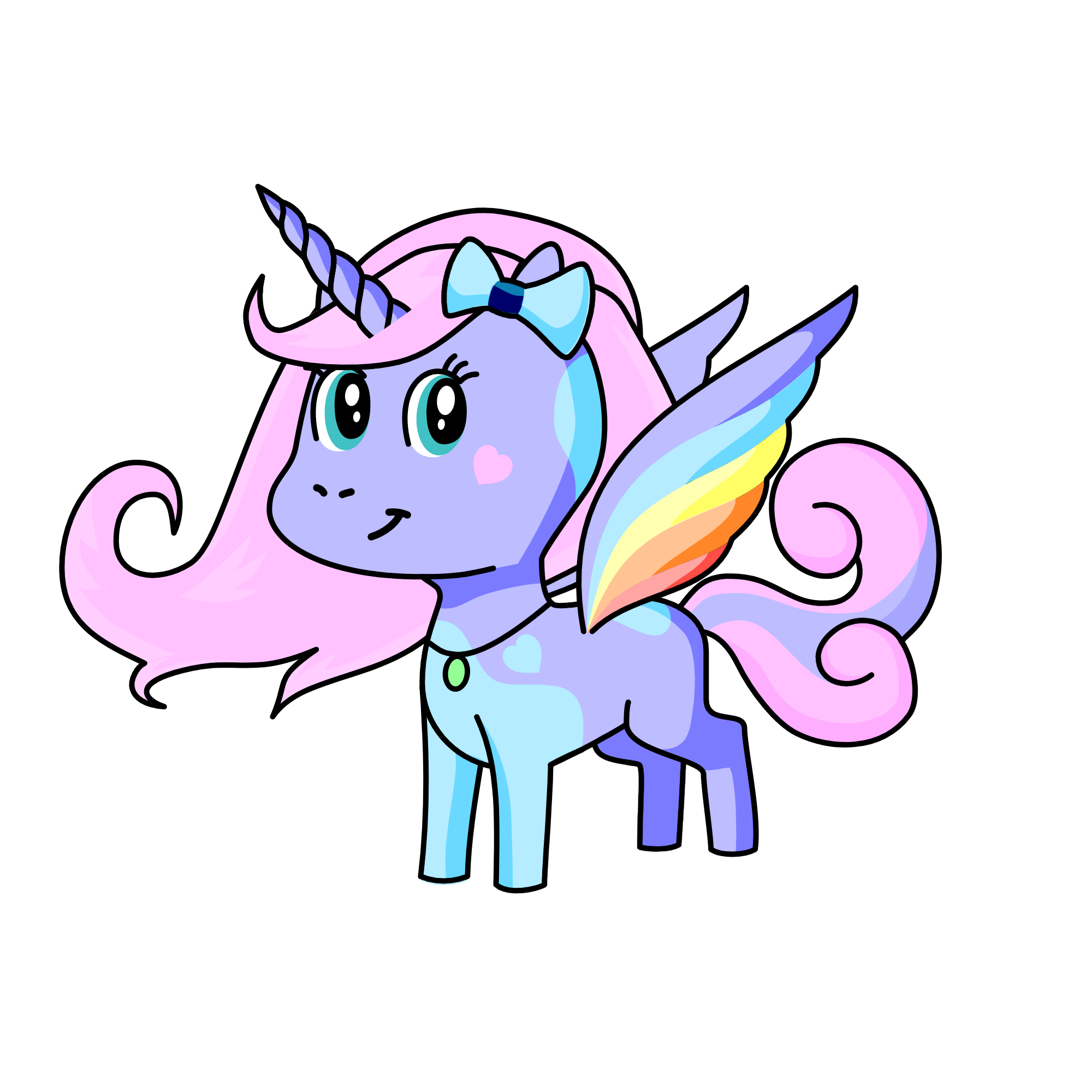 Cherrylight as a unicorn, the unicorn
