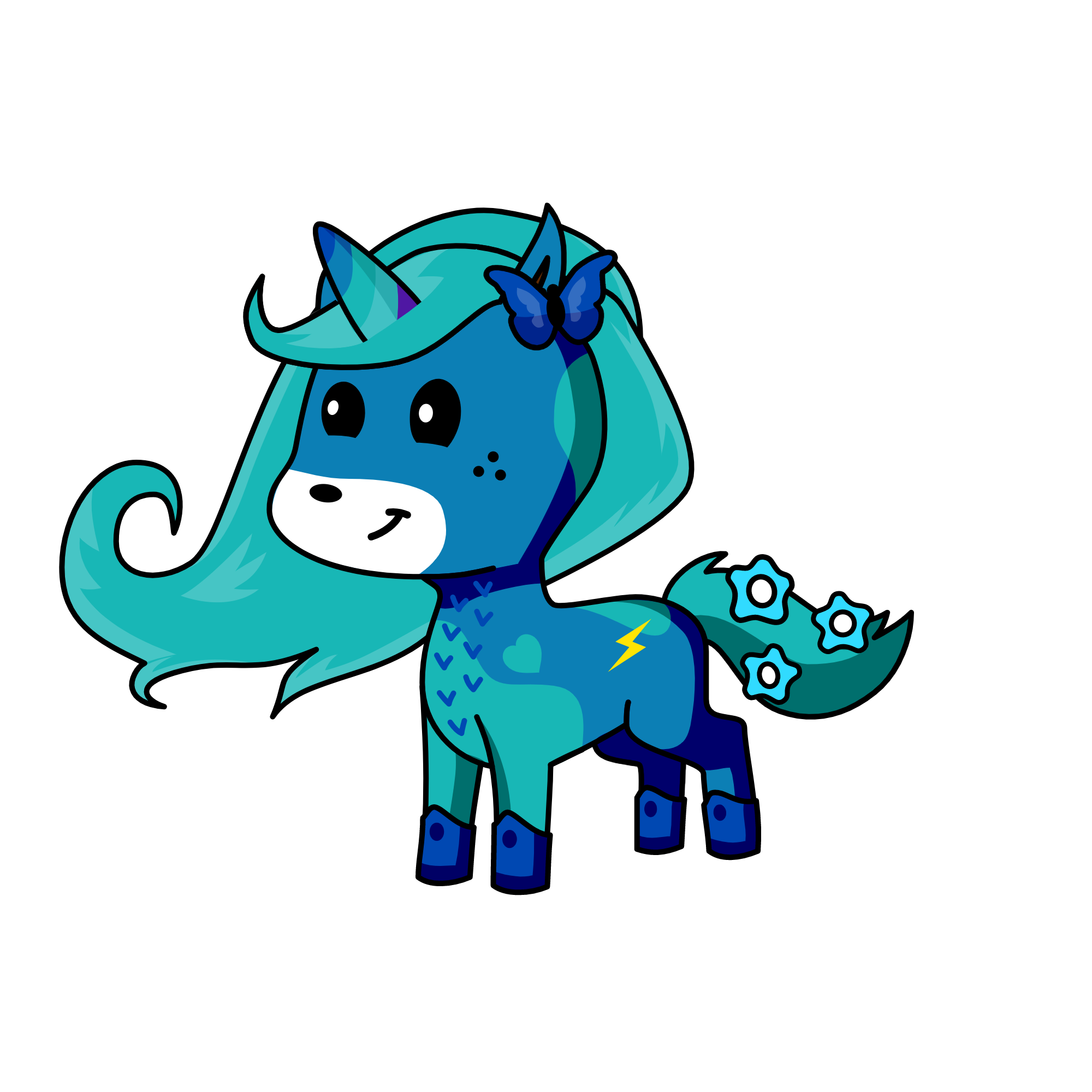 Winter blow, the unicorn