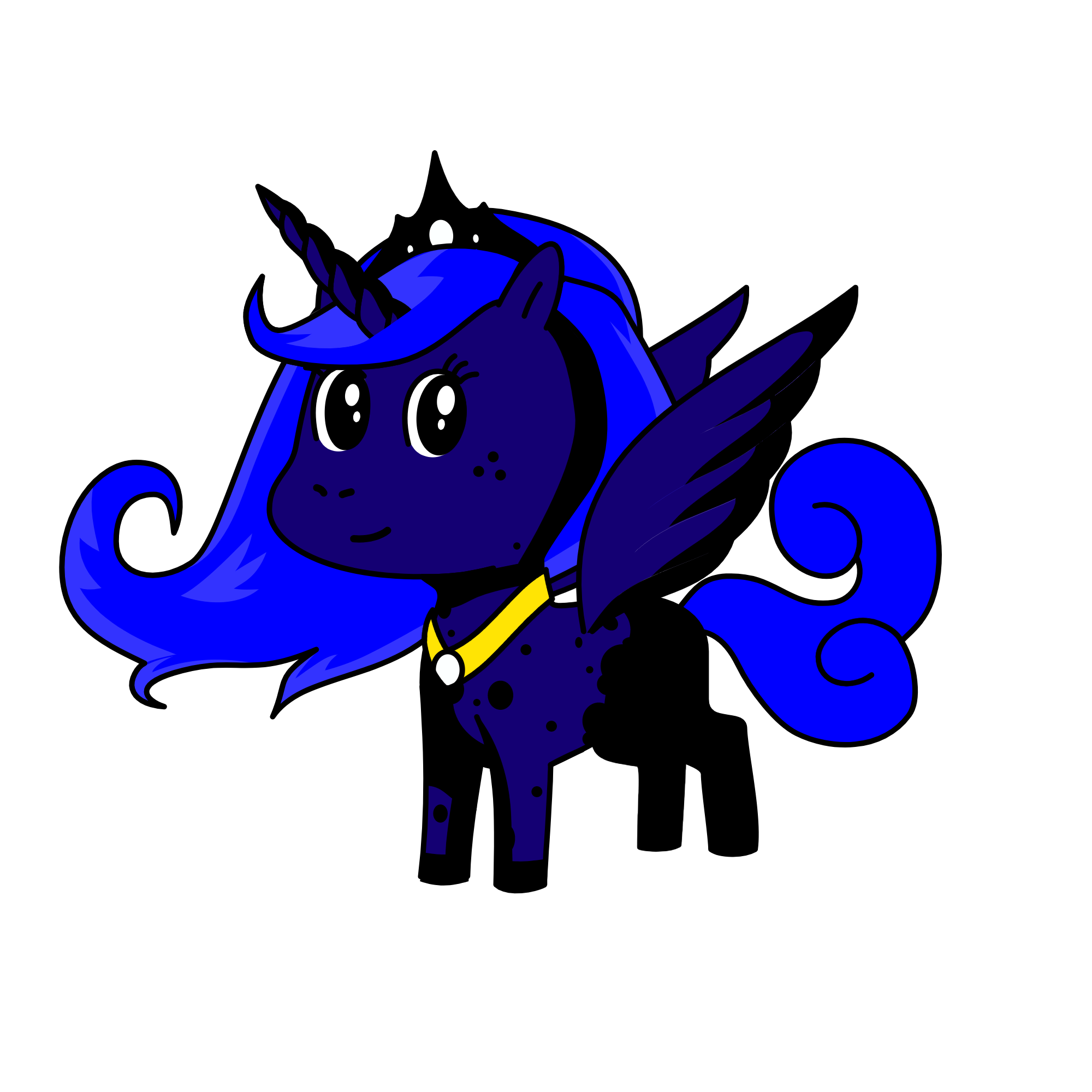 Luna, the unicorn