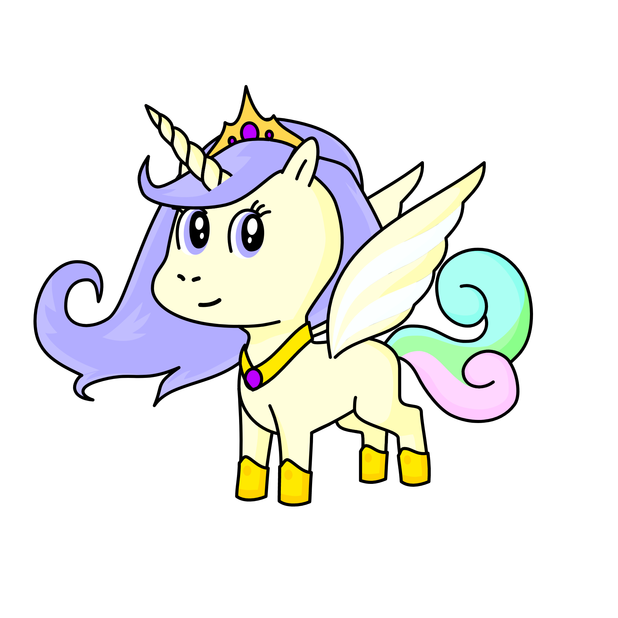 Celestia, the unicorn