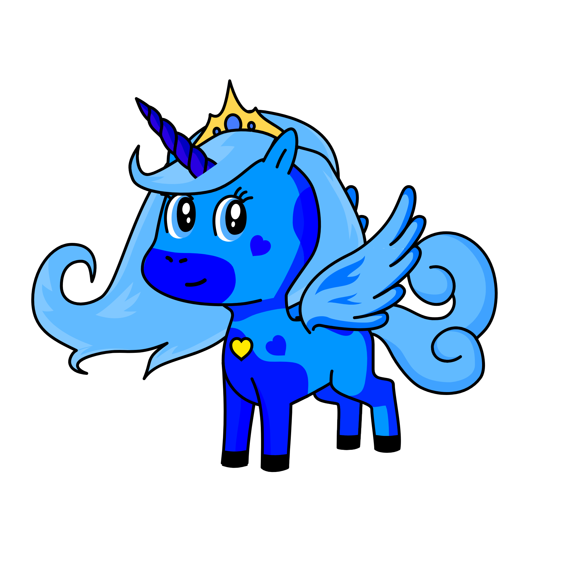 Aquamarine, the unicorn