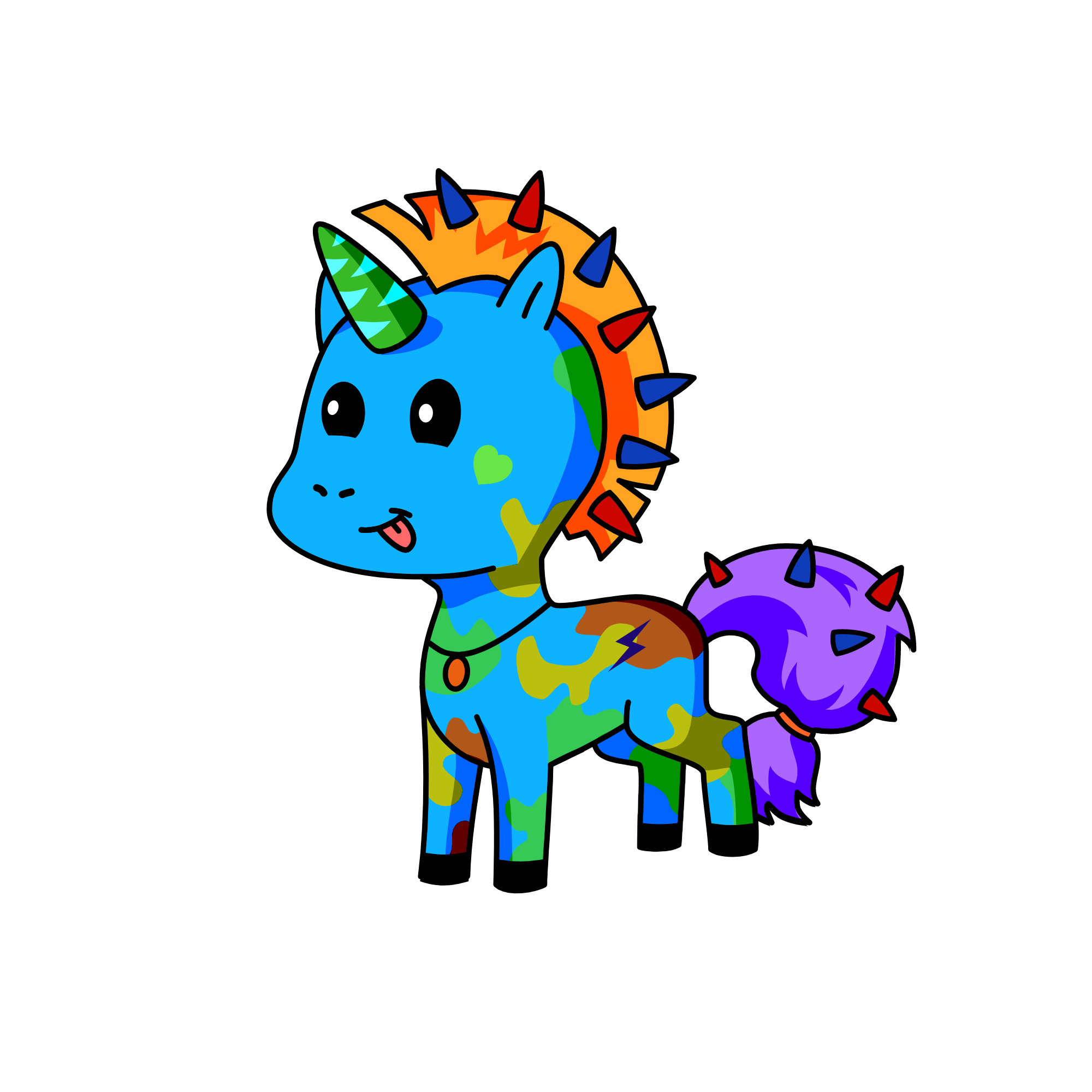 Spikes, the unicorn