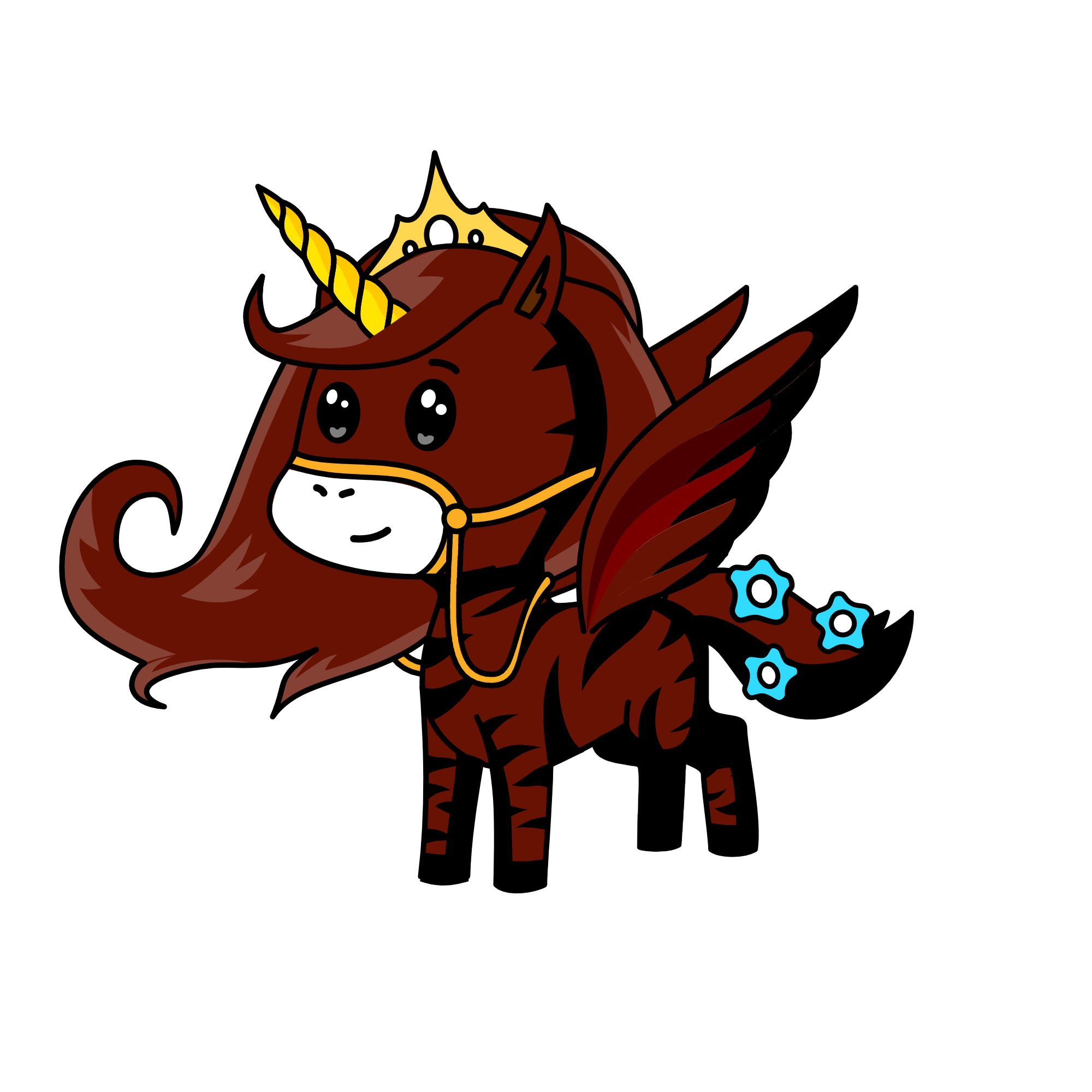 Thank you so much for giving me these, the unicorn