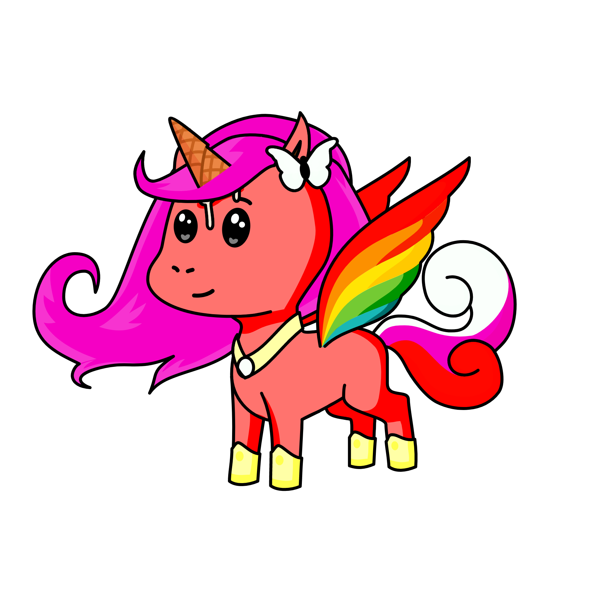 Ice cream, the unicorn