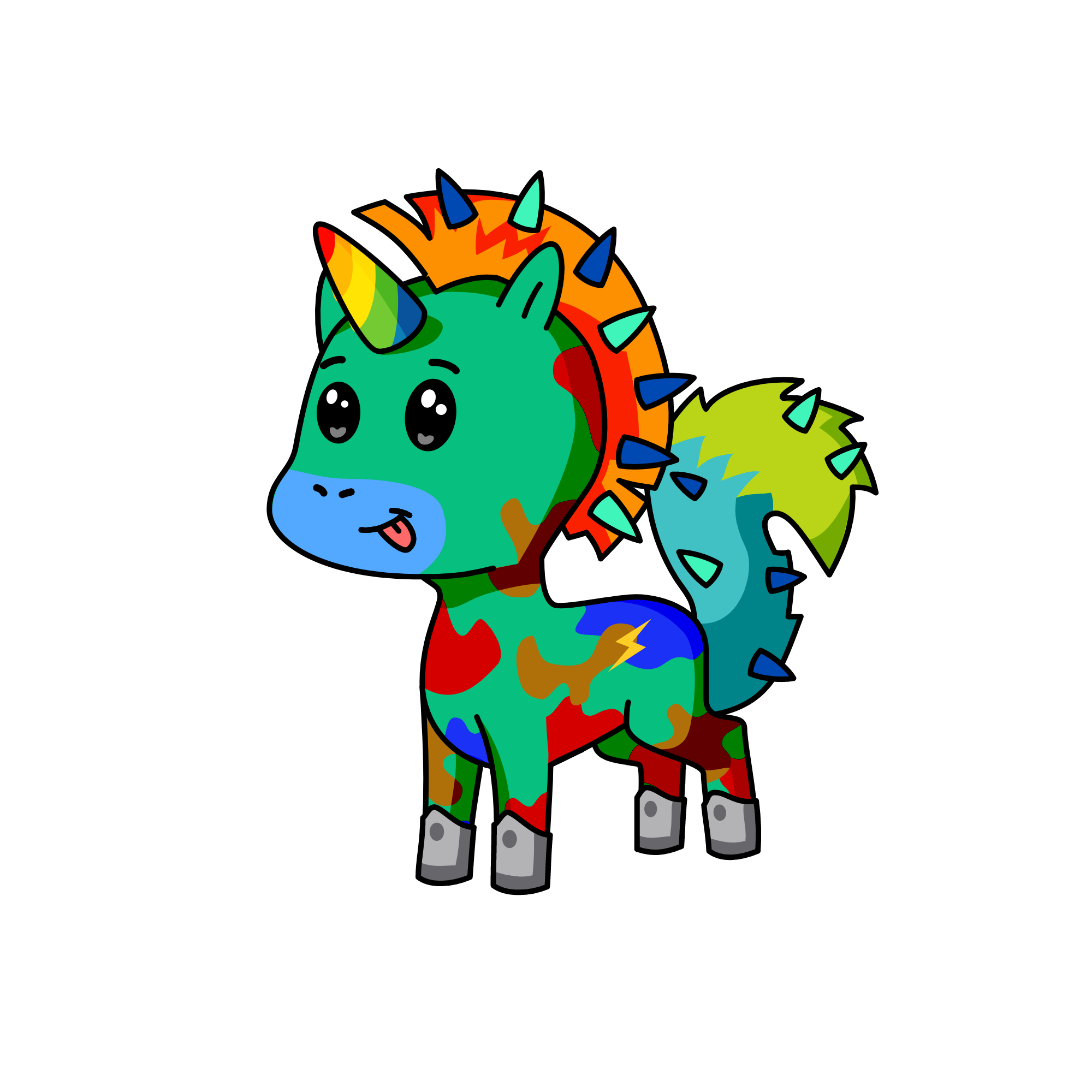 Spots, the unicorn