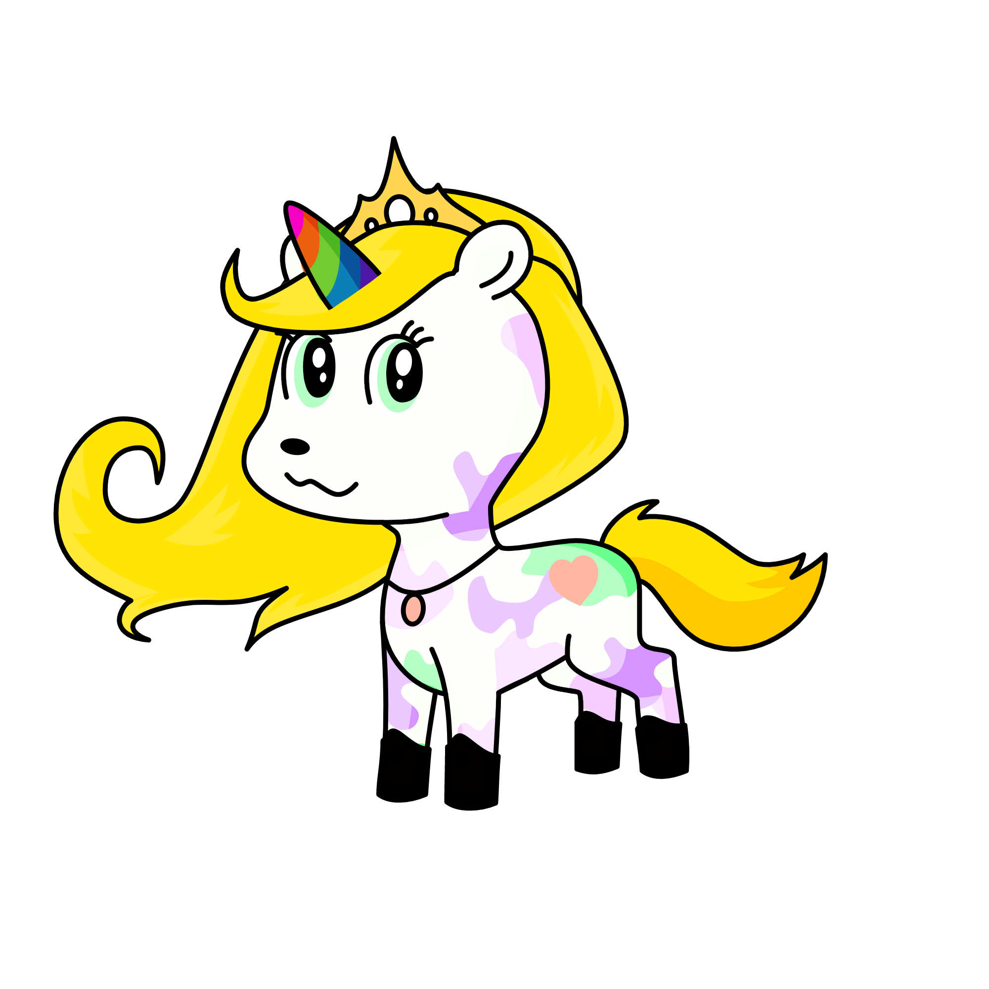 Kawaii, the unicorn