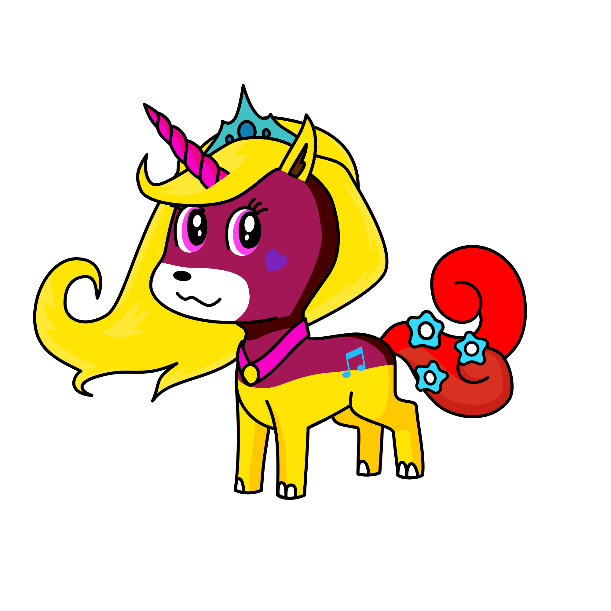 aphmau, the unicorn