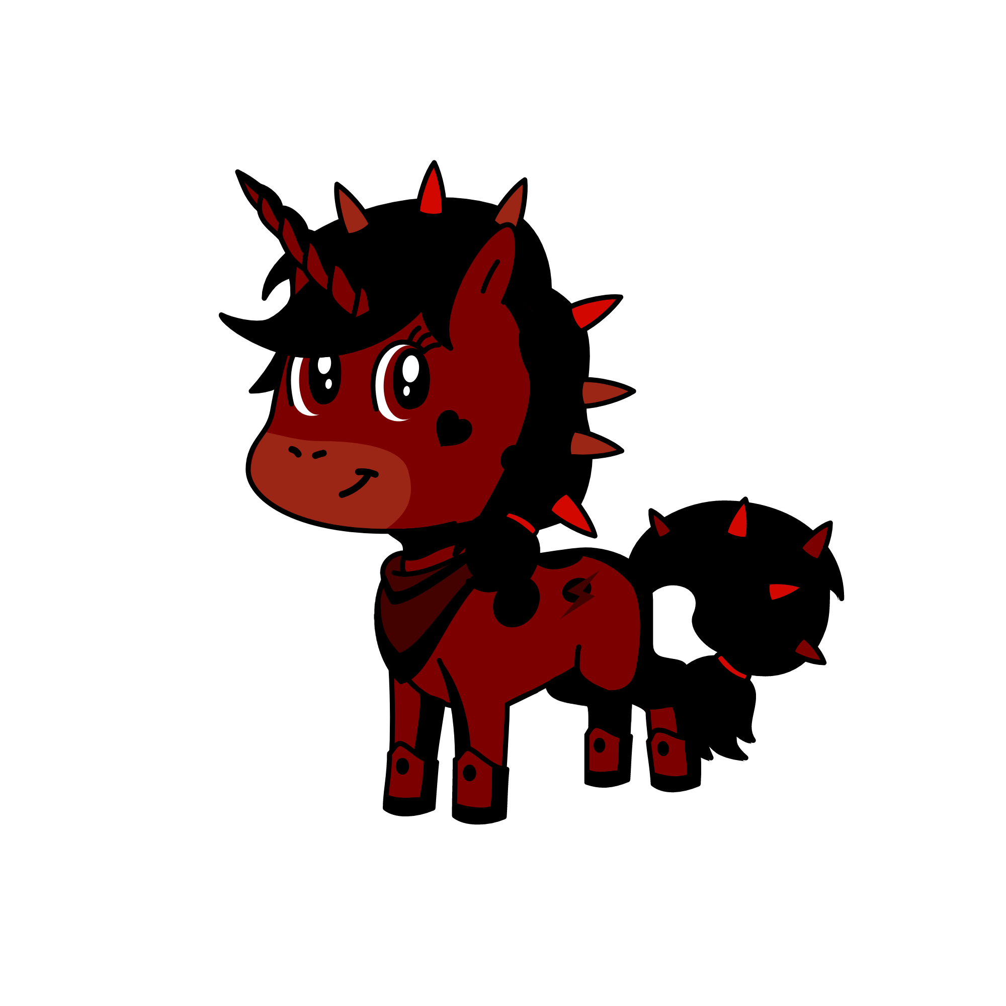 Reddie, the unicorn