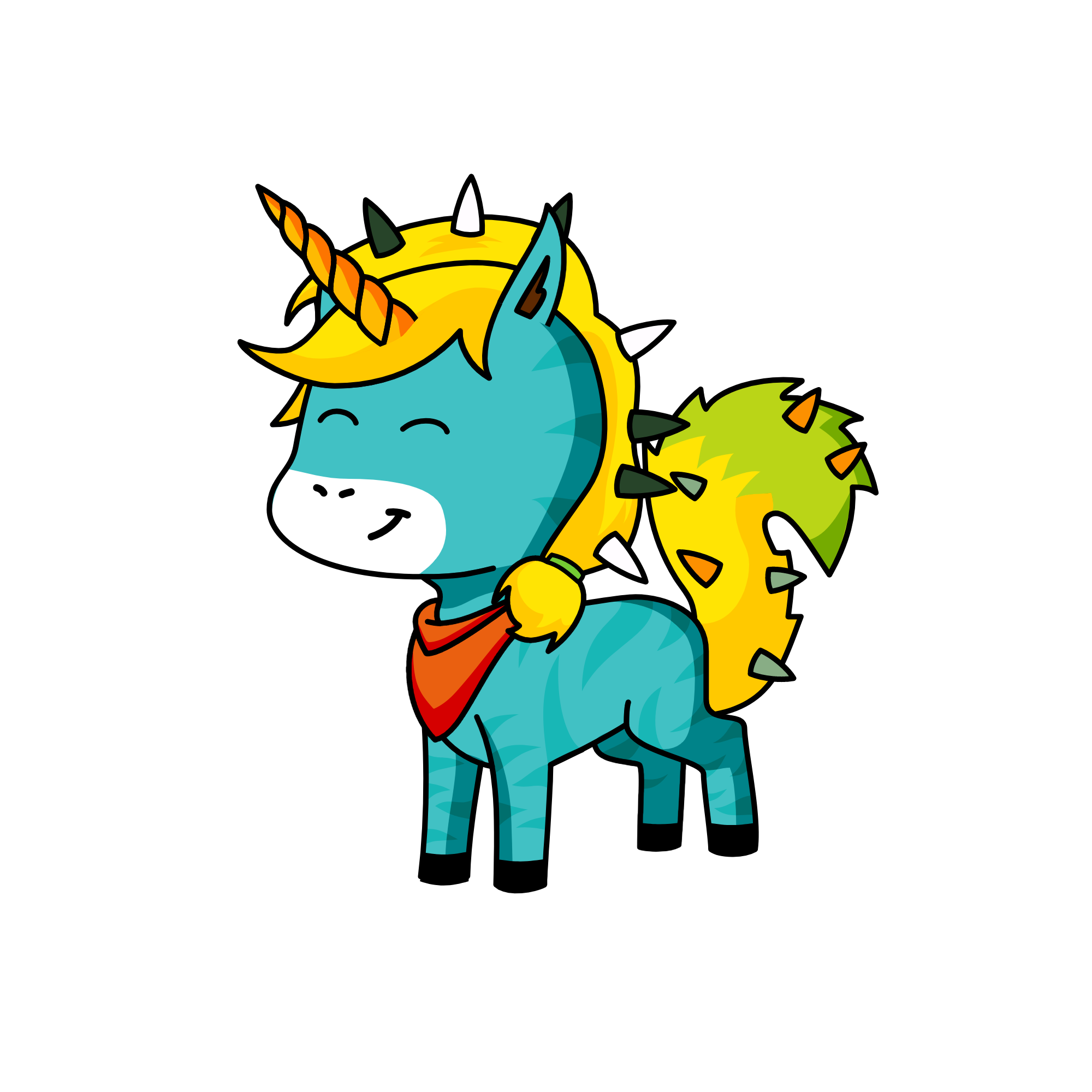Grilly, the unicorn