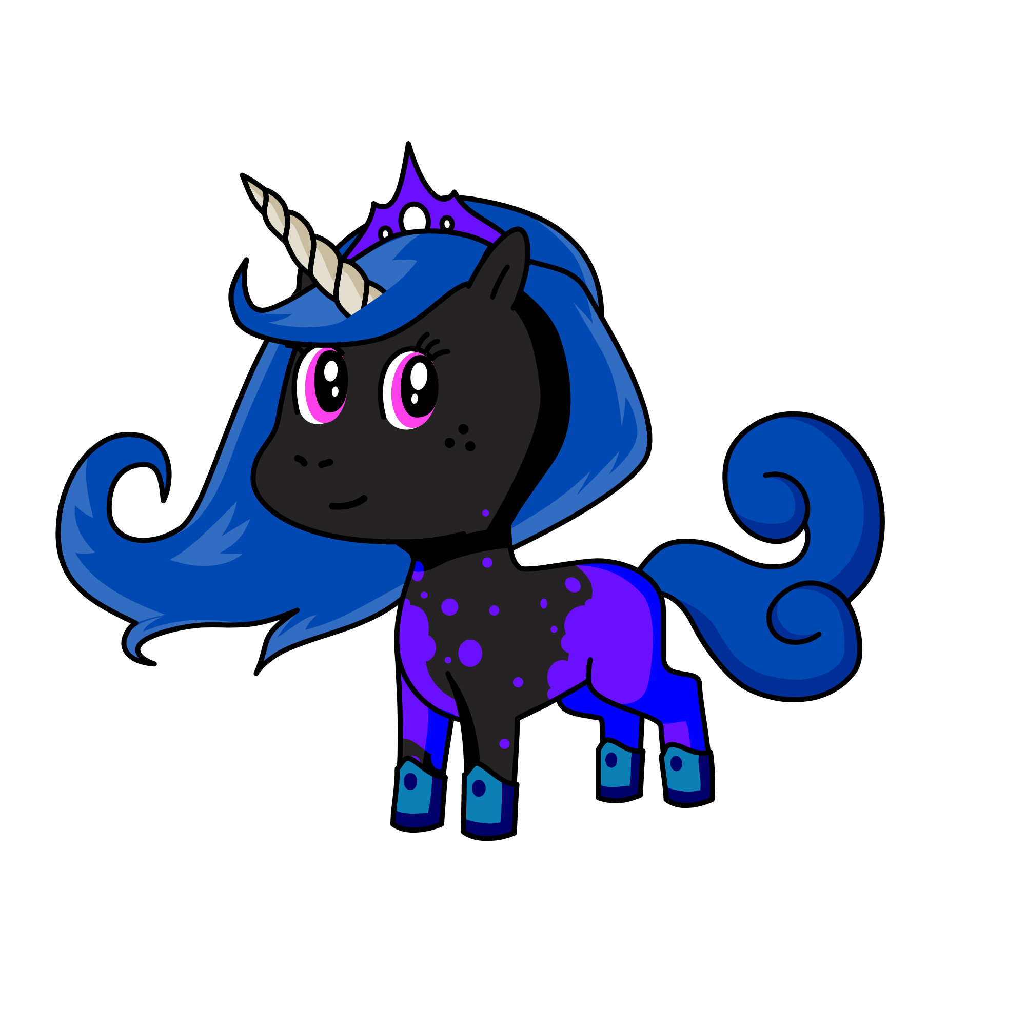 princess luna, the unicorn