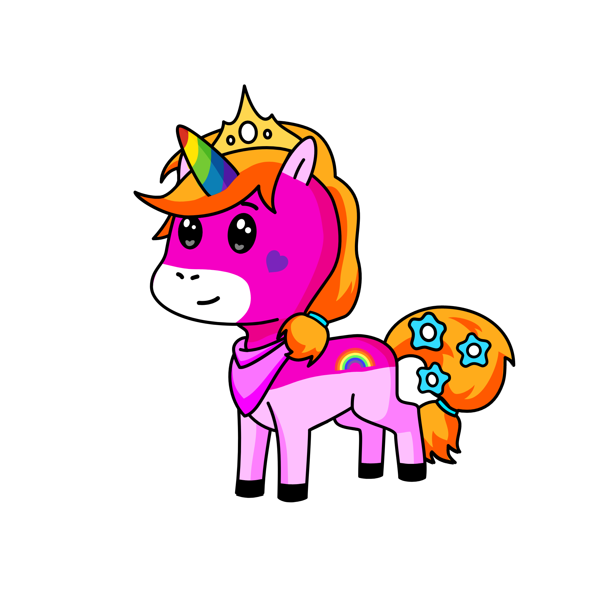 RainBow, the unicorn