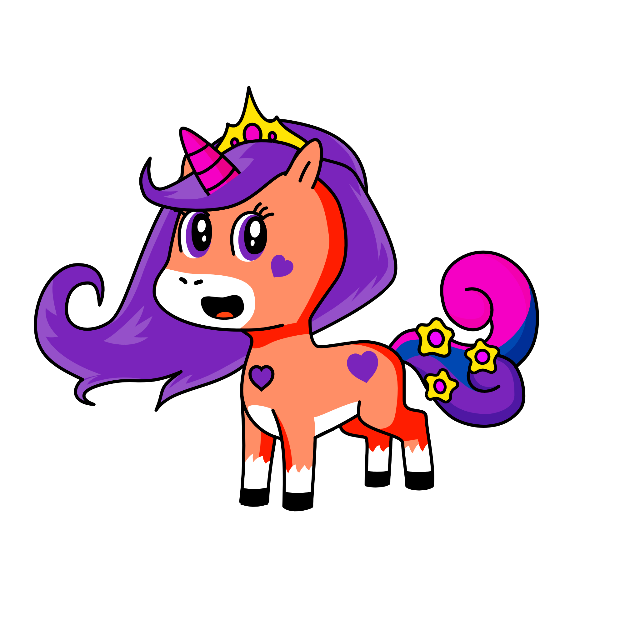 Queen Ella , the unicorn