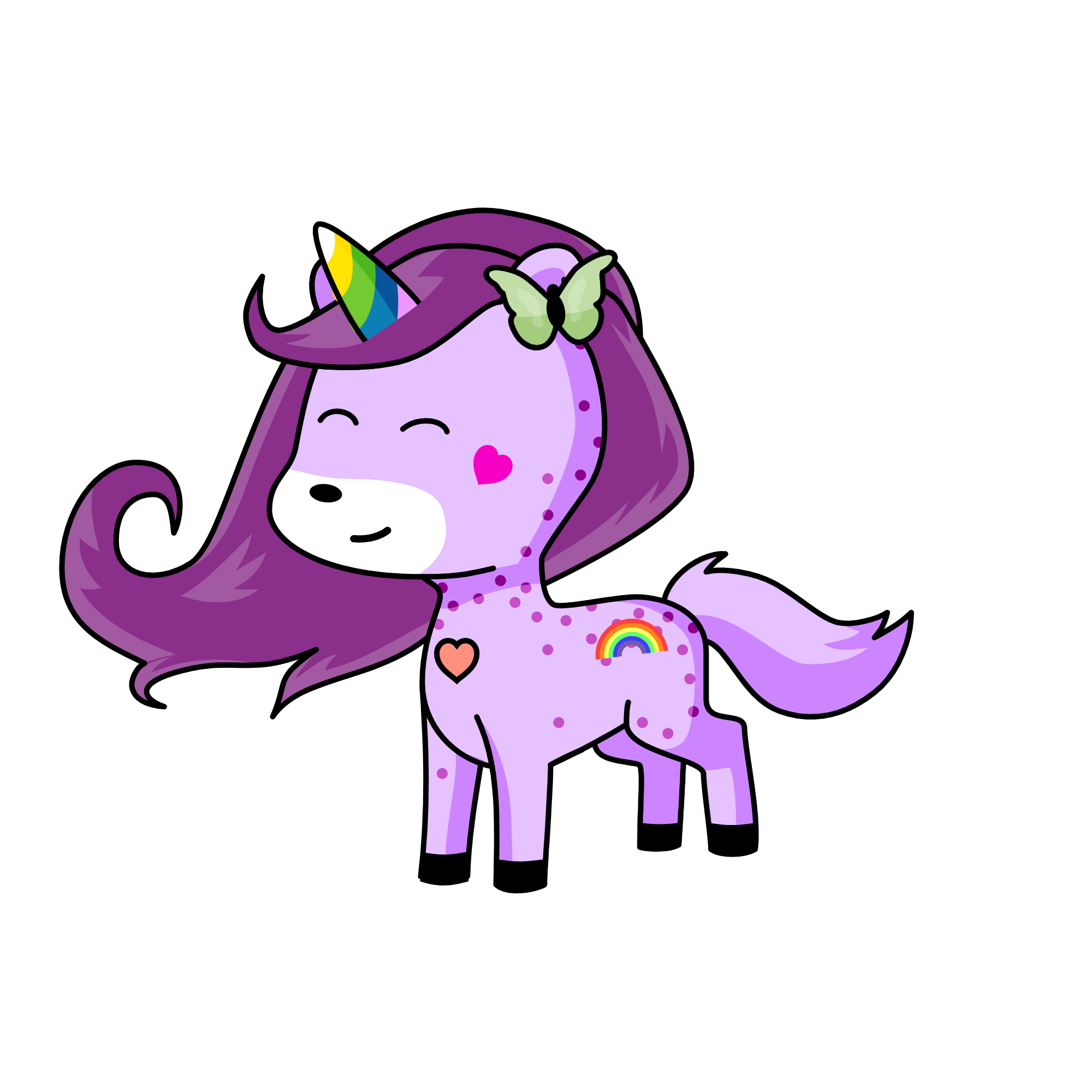 لينا , the unicorn