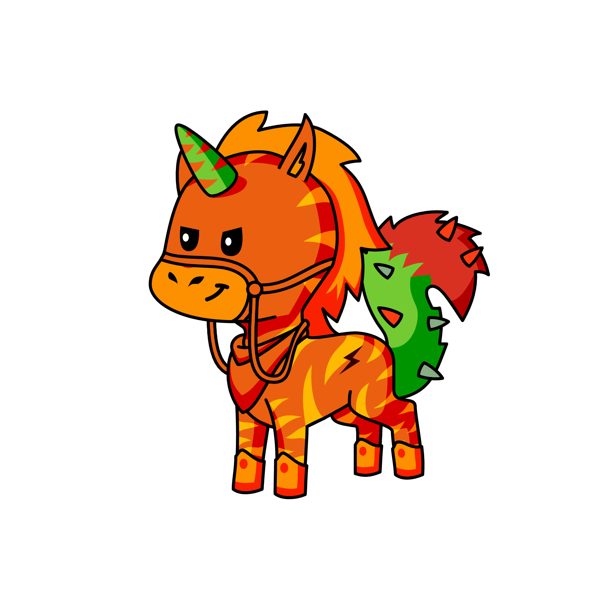Storm Fire, the unicorn