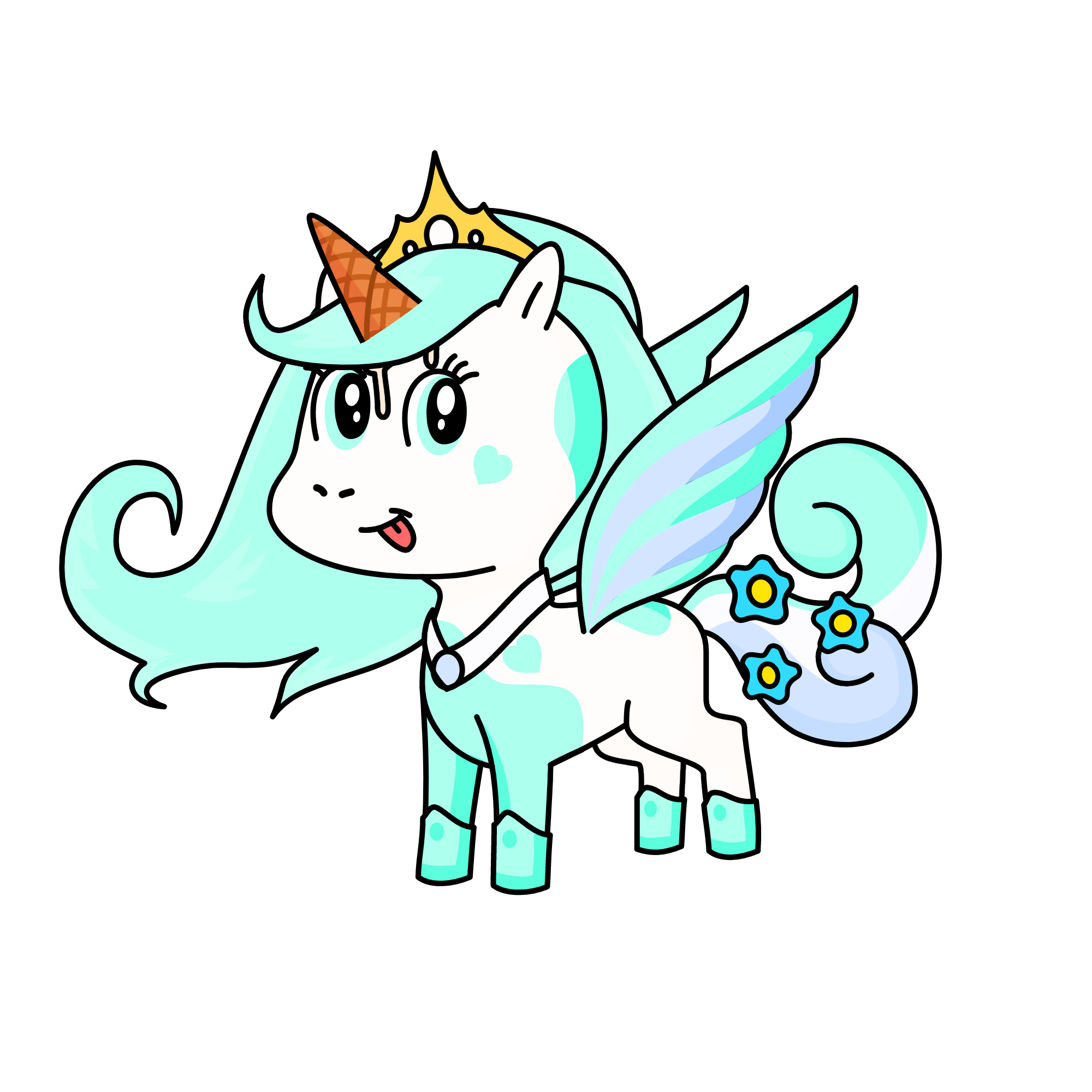 CRYSTAL, the unicorn