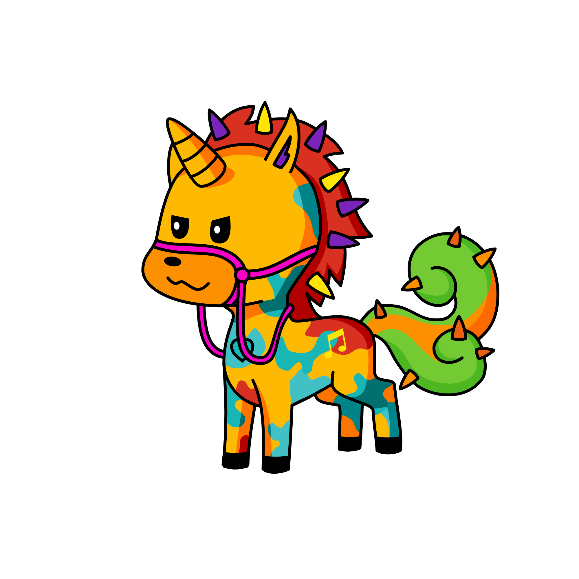 p0pSicile, the unicorn