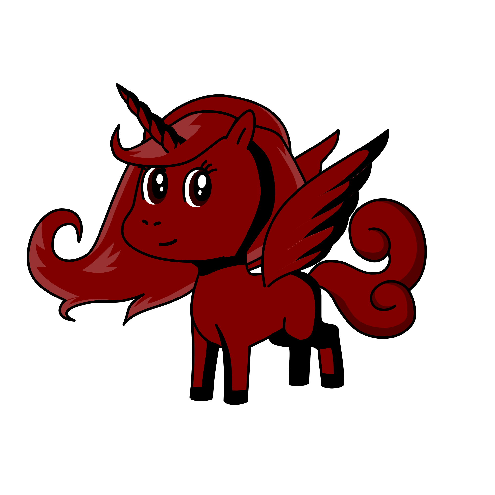 Brownie, the unicorn