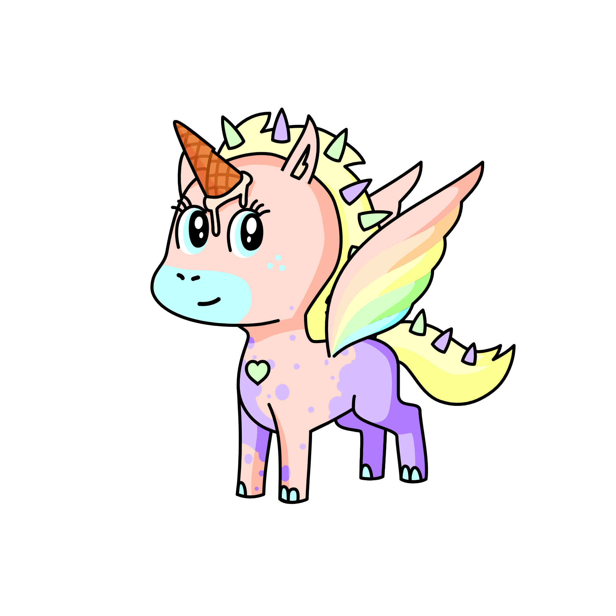 rainbow, the unicorn