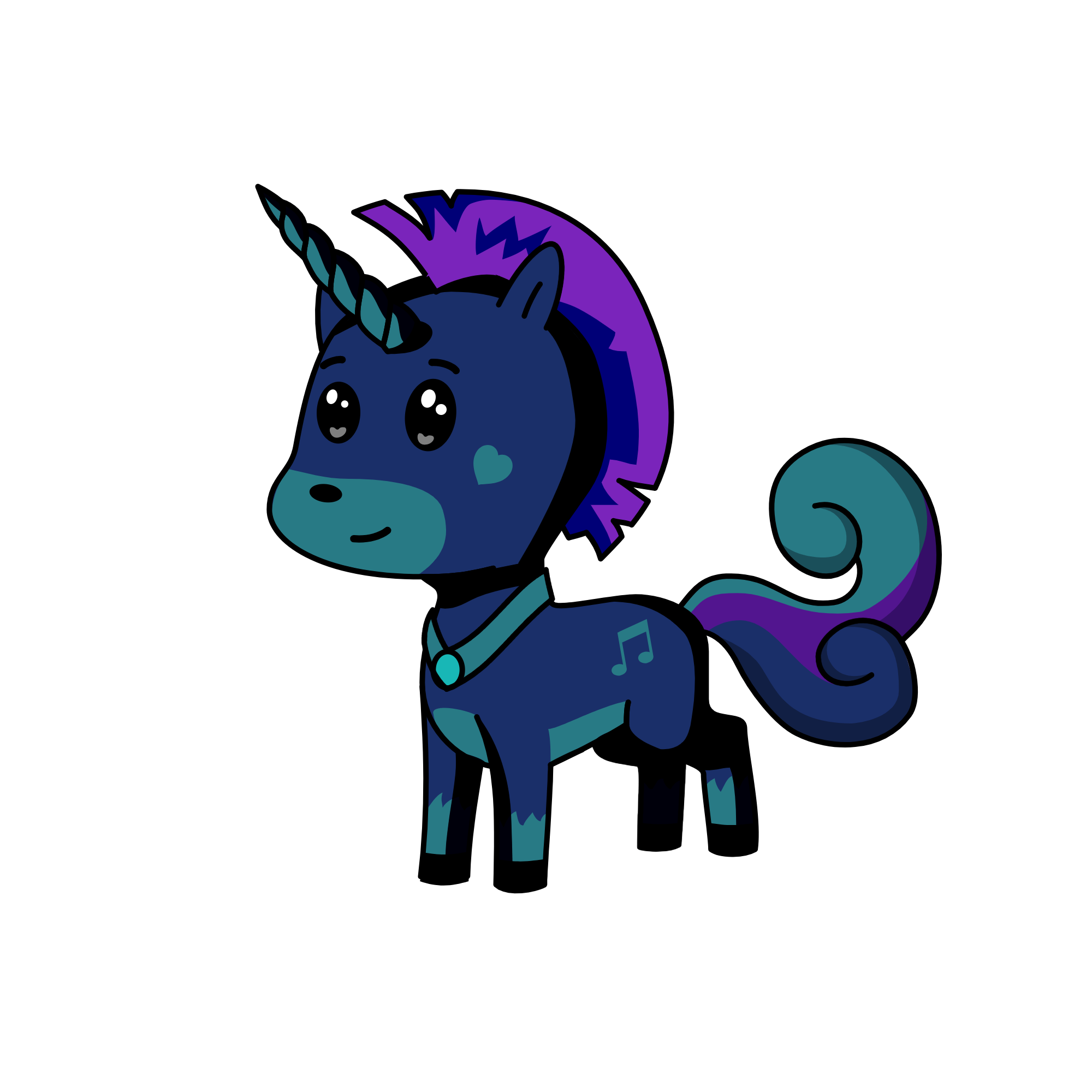 Music, the unicorn