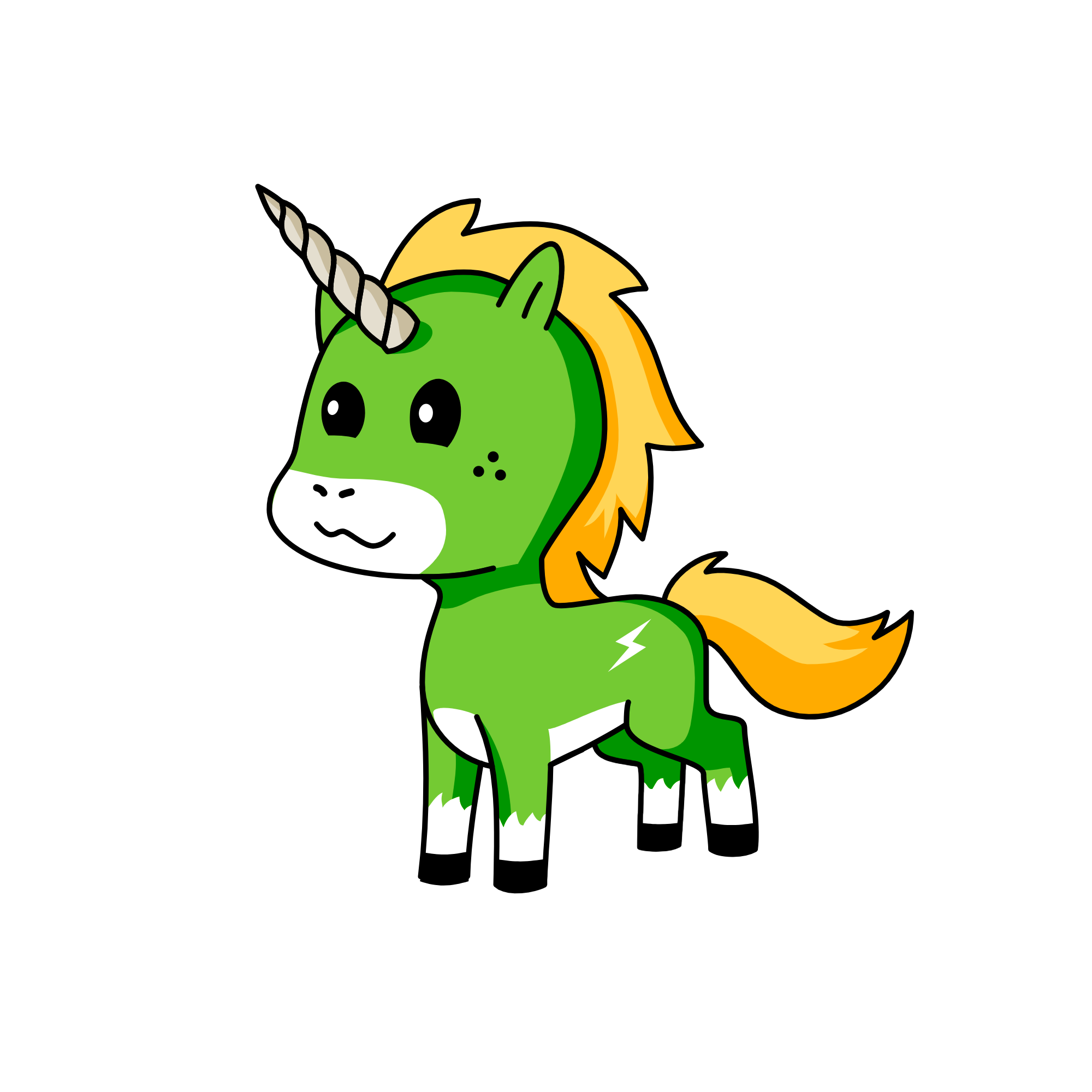 Jealousy, the unicorn