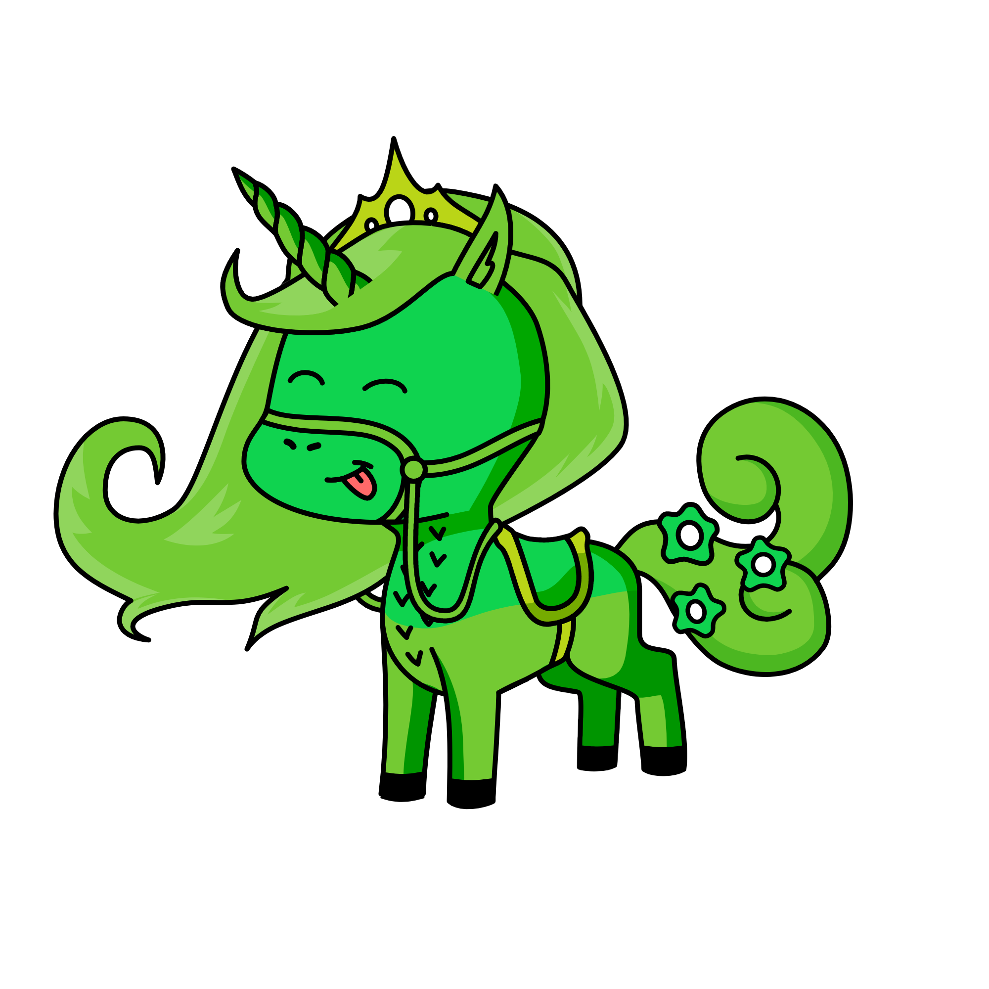 Greenicorn, the unicorn