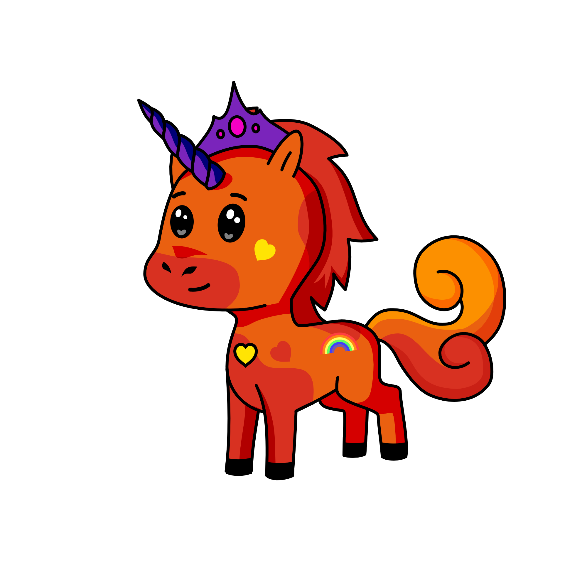 Vicky, the unicorn