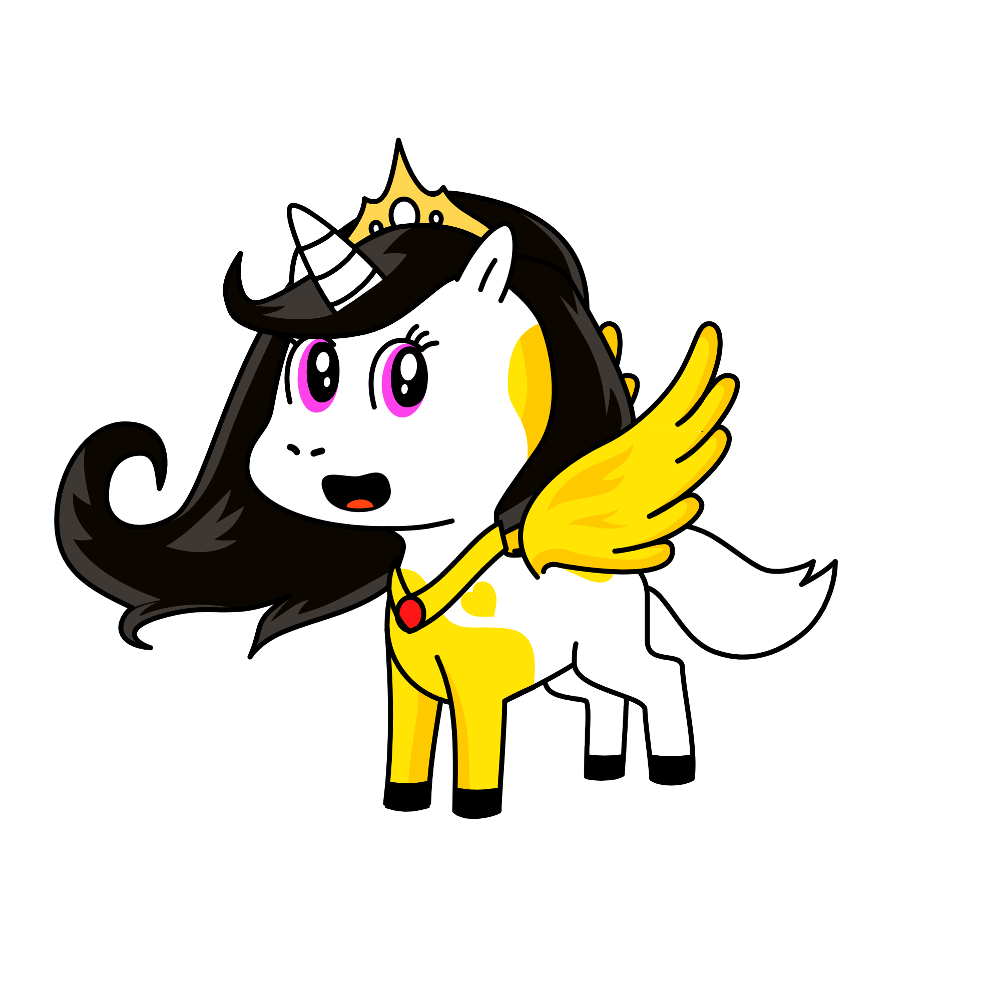 Cleopatra, the unicorn