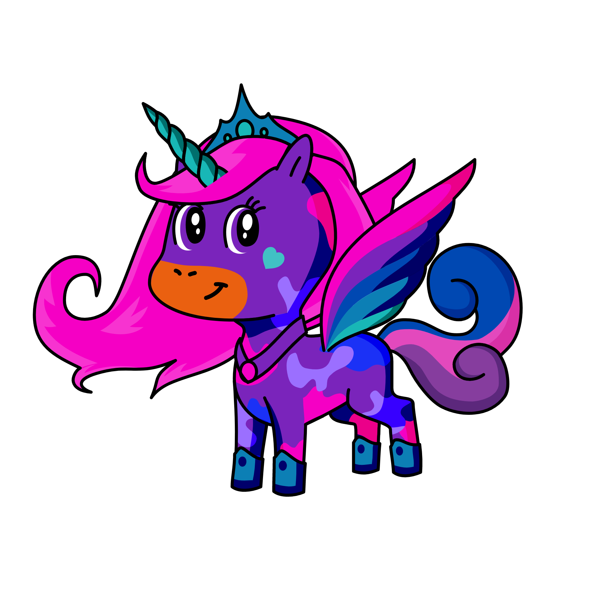 Queen of the sky, the unicorn