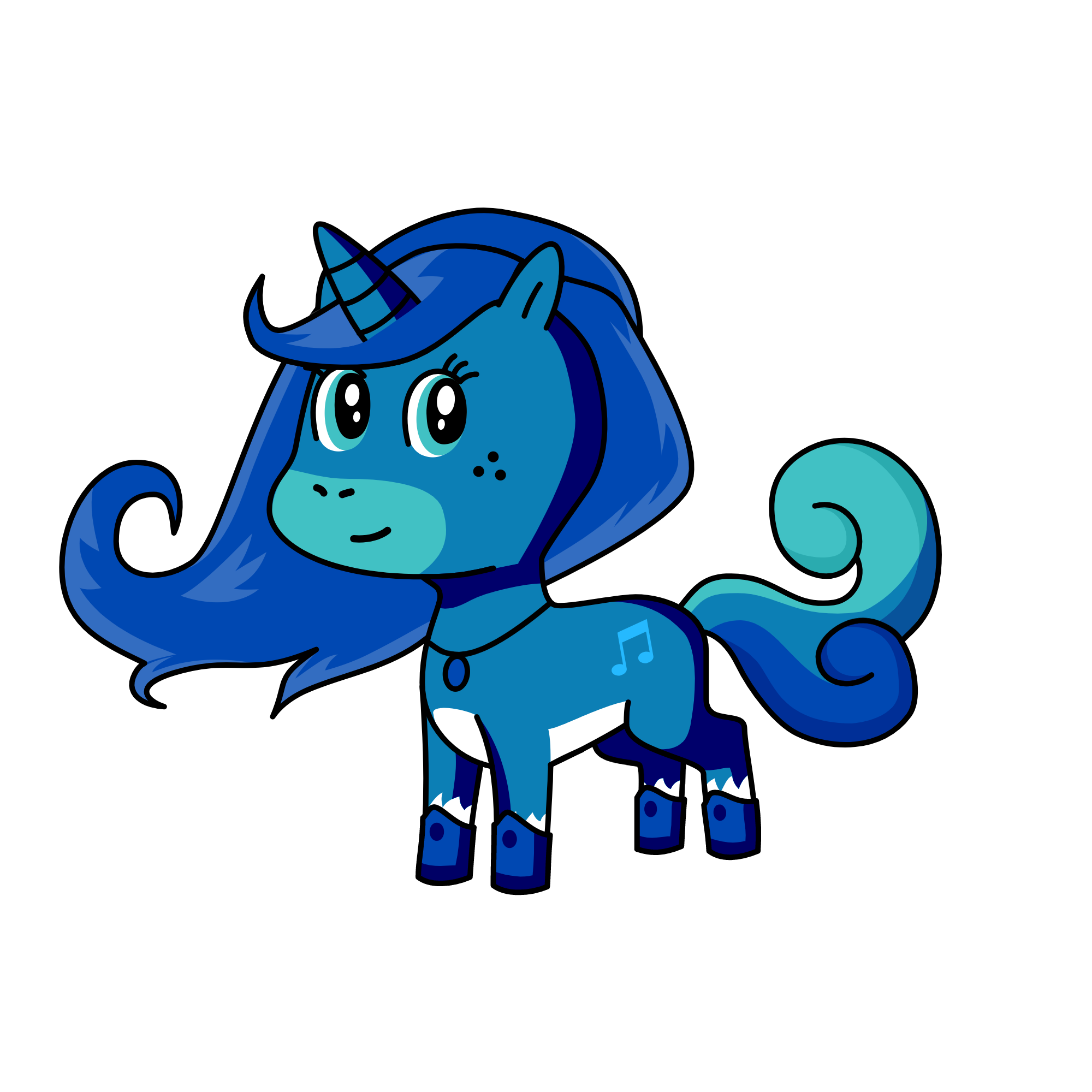 Night Princess, the unicorn