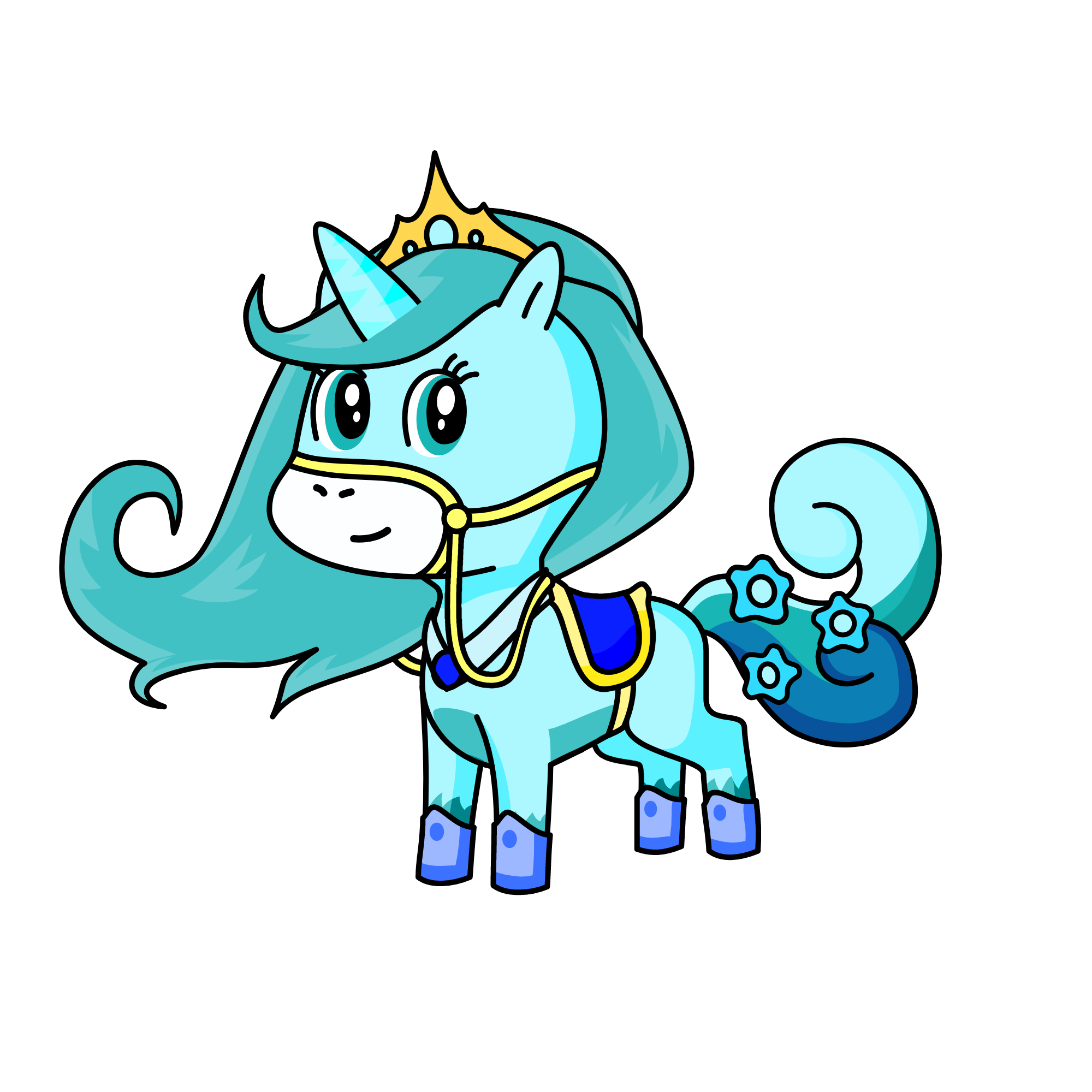 Snow, the unicorn