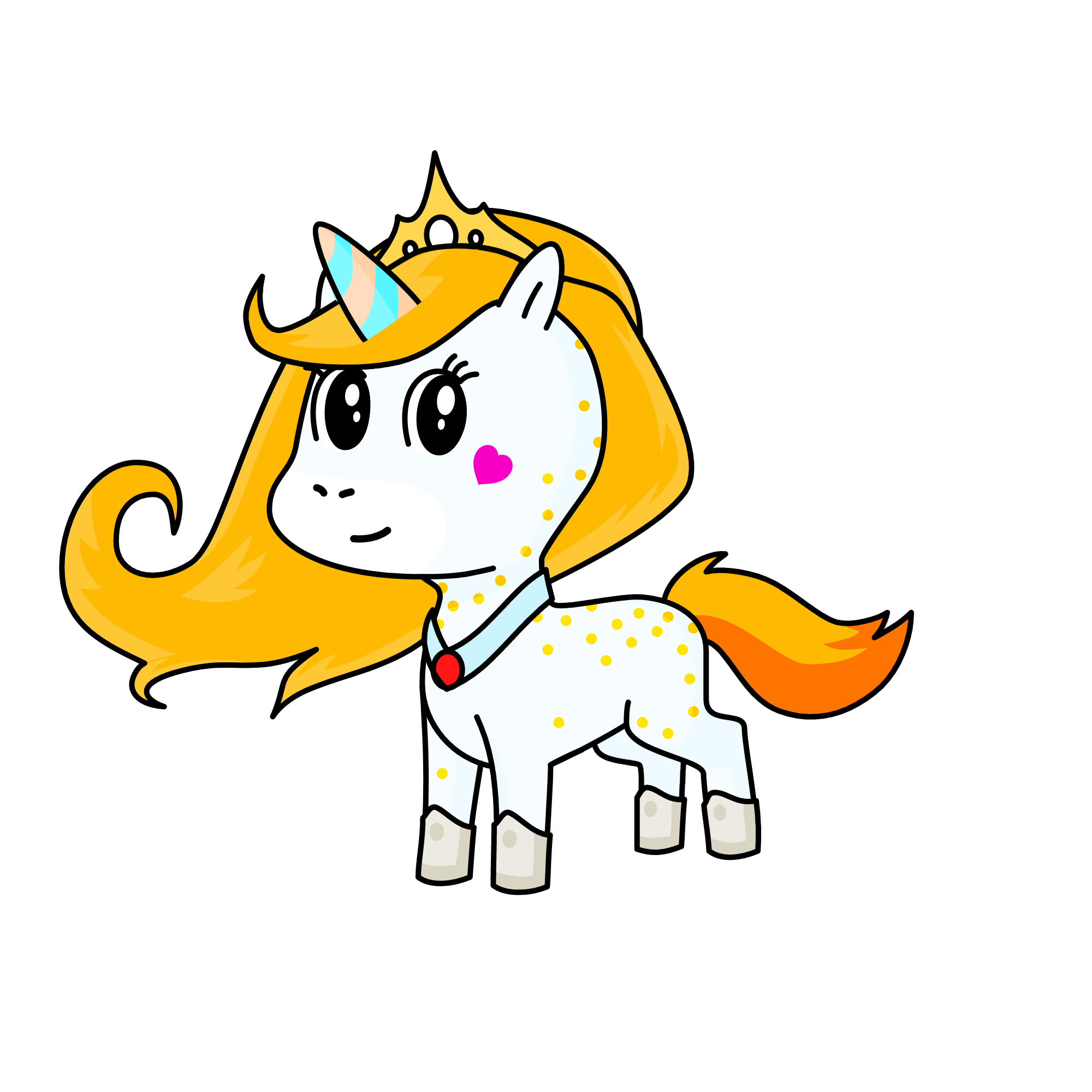 Candy, the unicorn