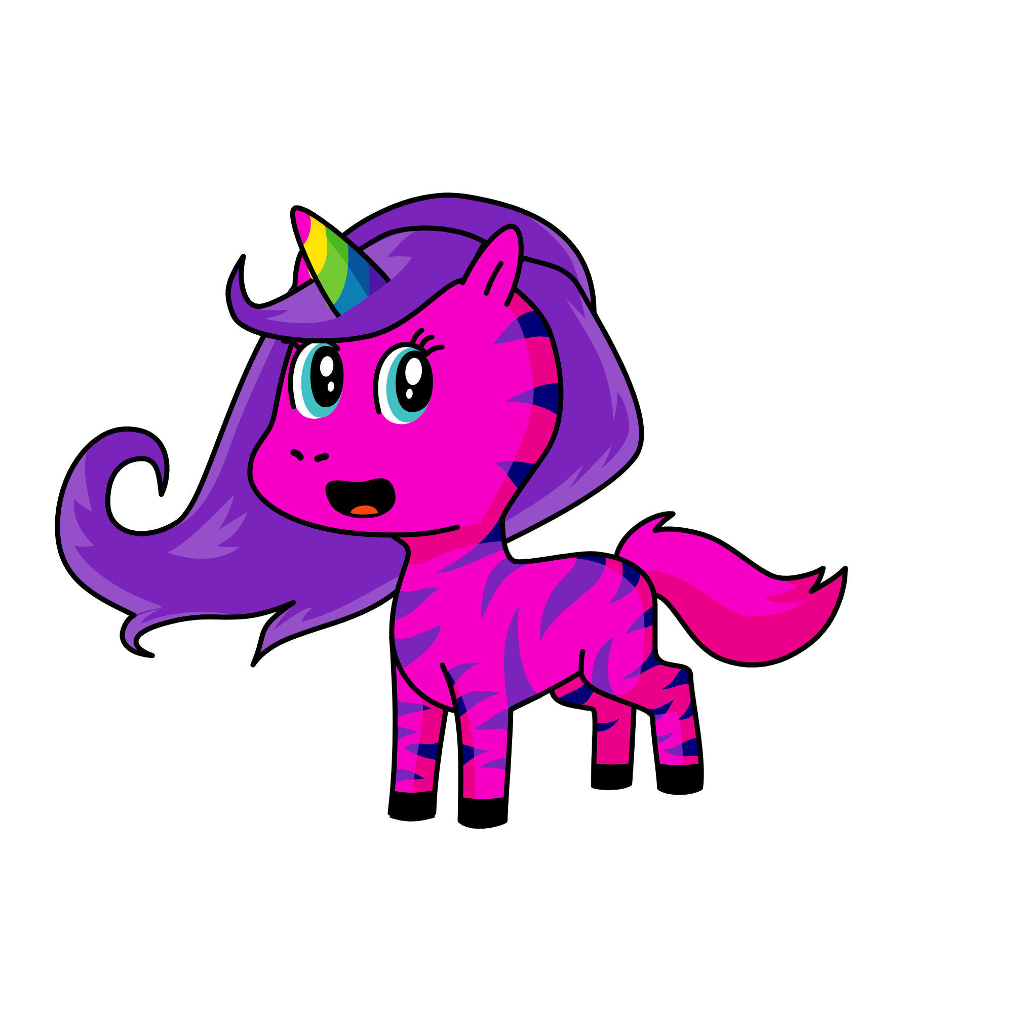 sparkly, the unicorn