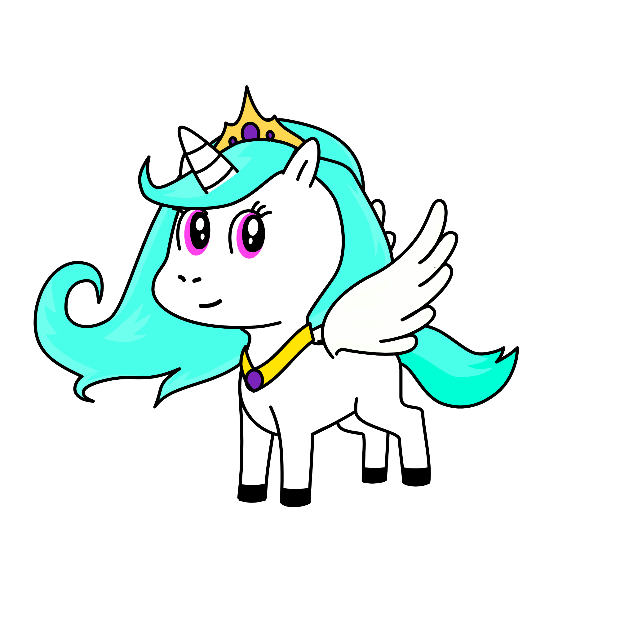 Celestia, the unicorn