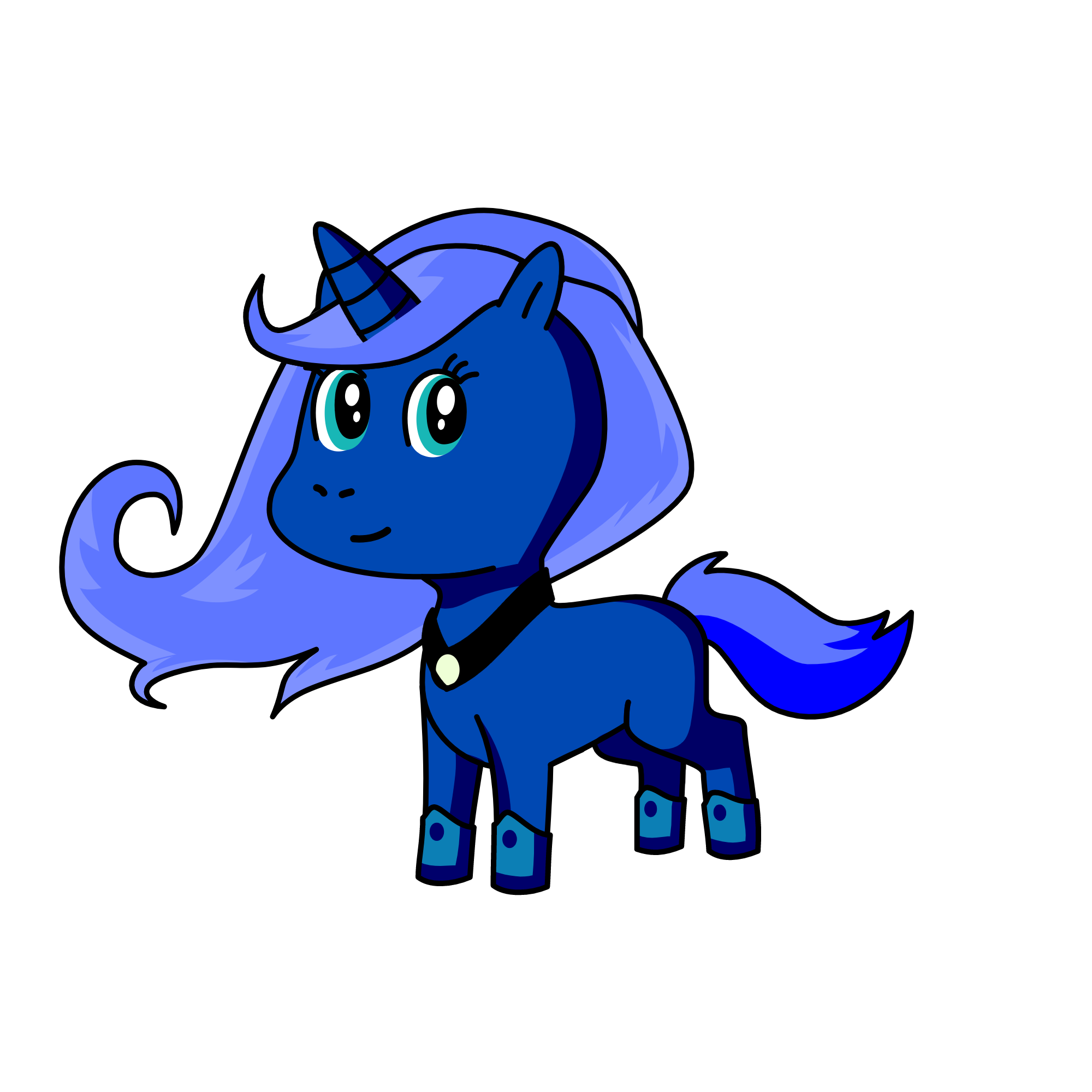 Luni, the unicorn