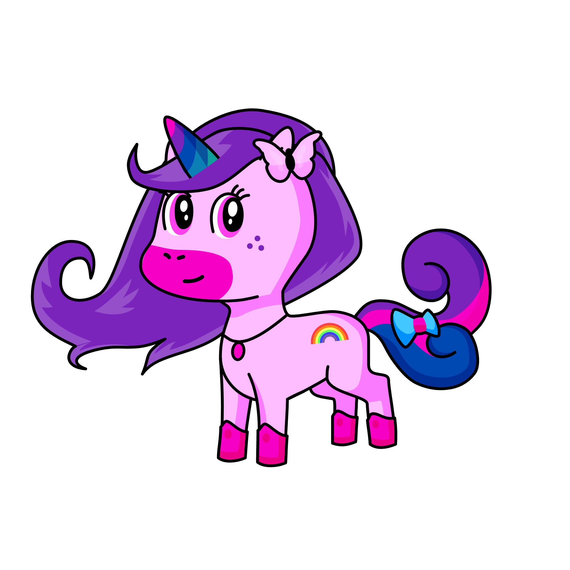 fluffy the unicorn, the unicorn