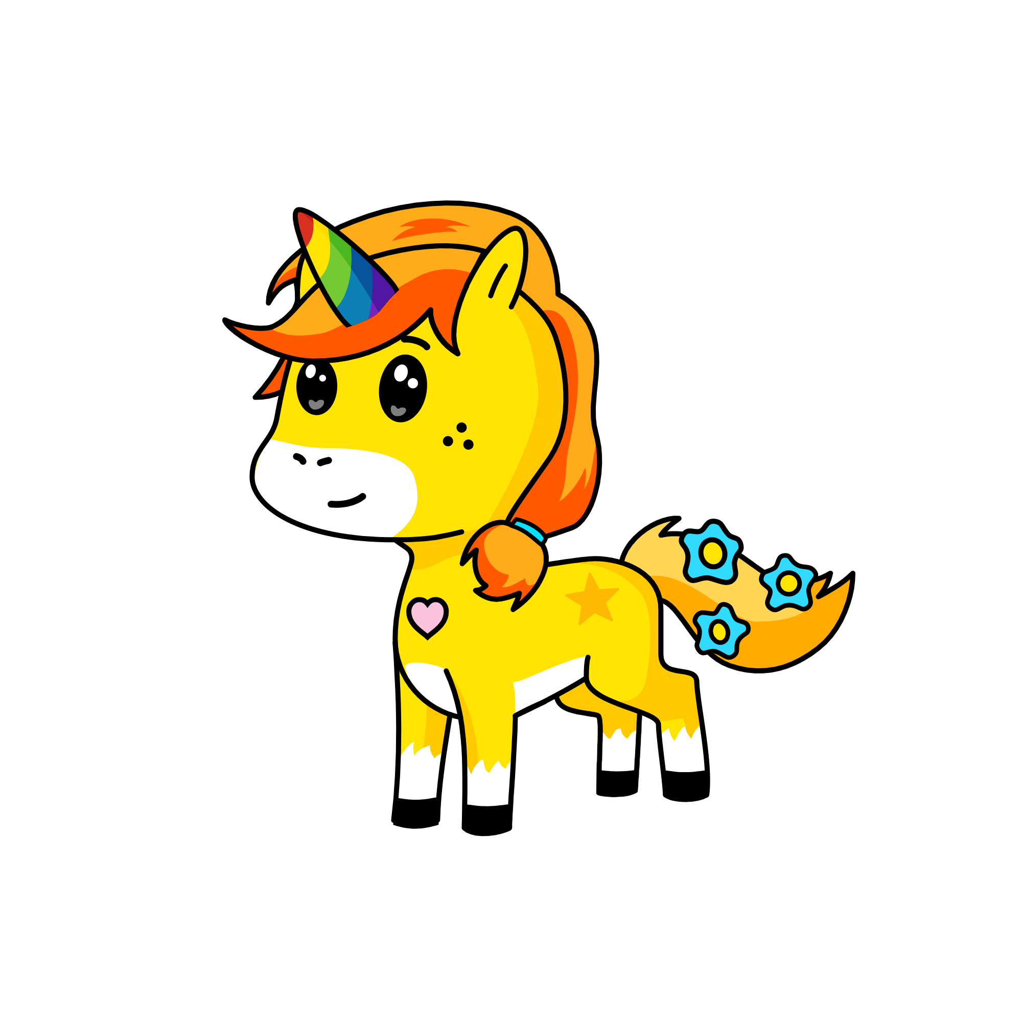 PRICESS LA LUNE, the unicorn