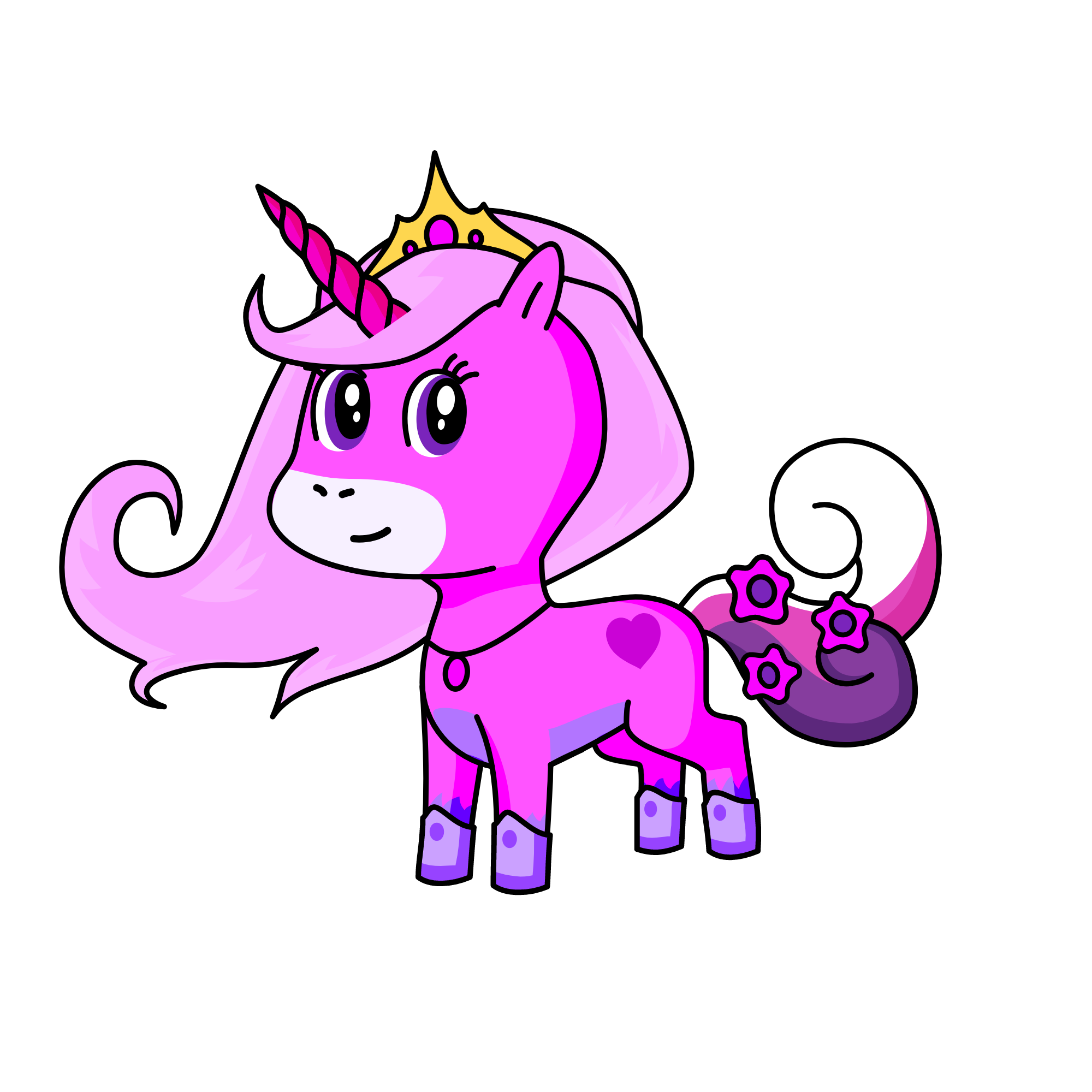 Strawberry, the unicorn
