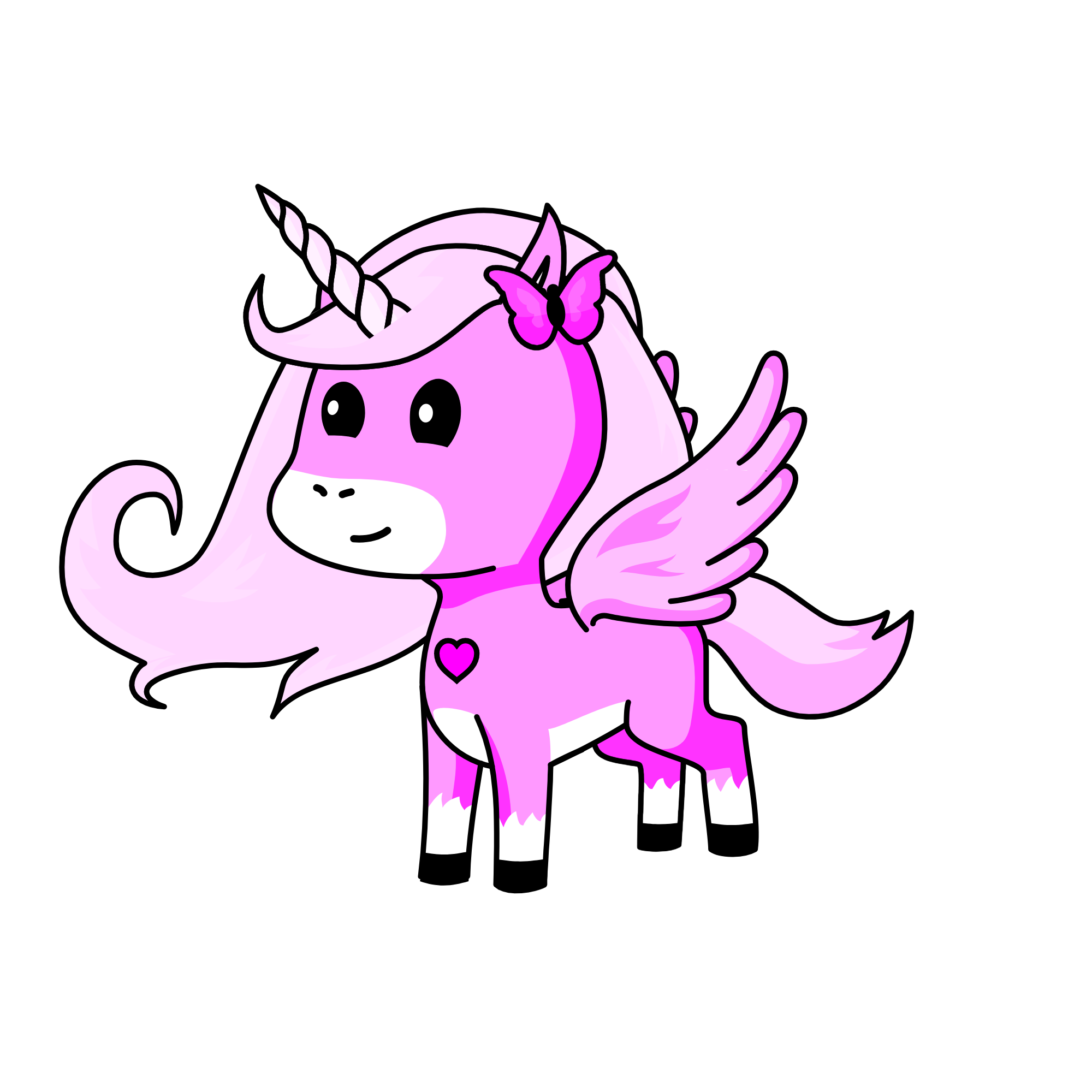 Eloise's pink, the unicorn