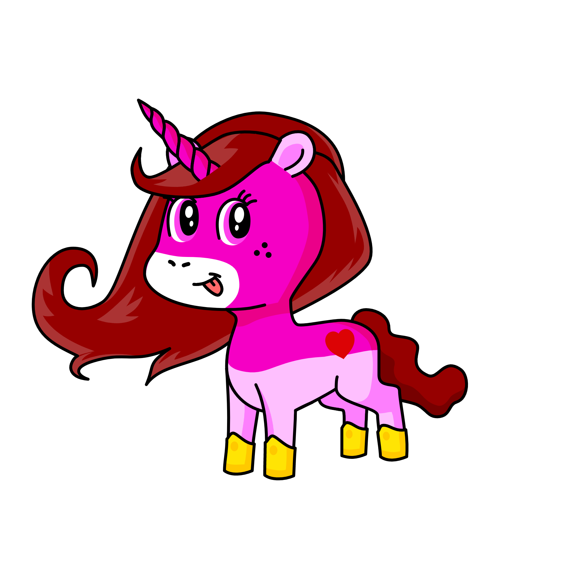 Moonlight, the unicorn
