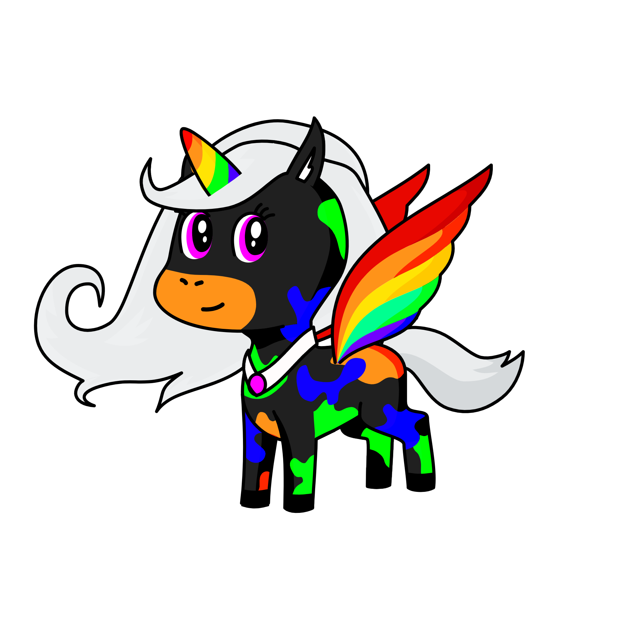 Cutie, the unicorn