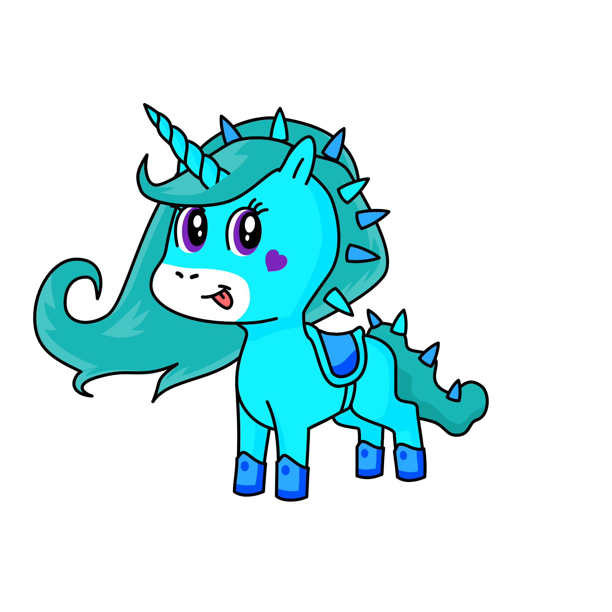 Iceicil, the unicorn