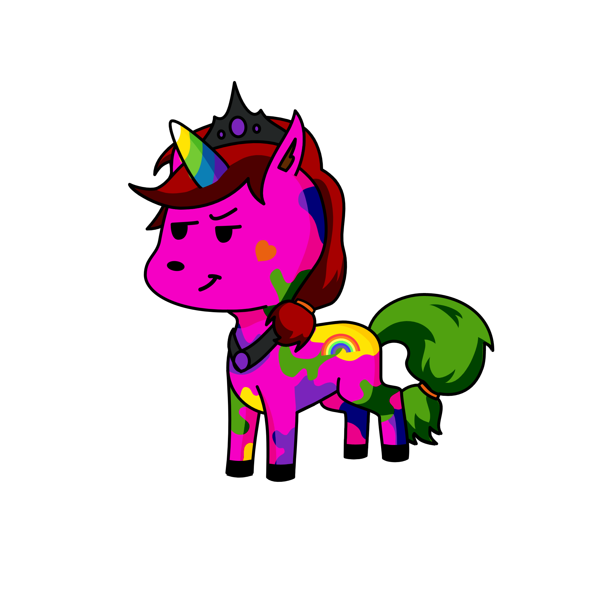 Love pretty , the unicorn