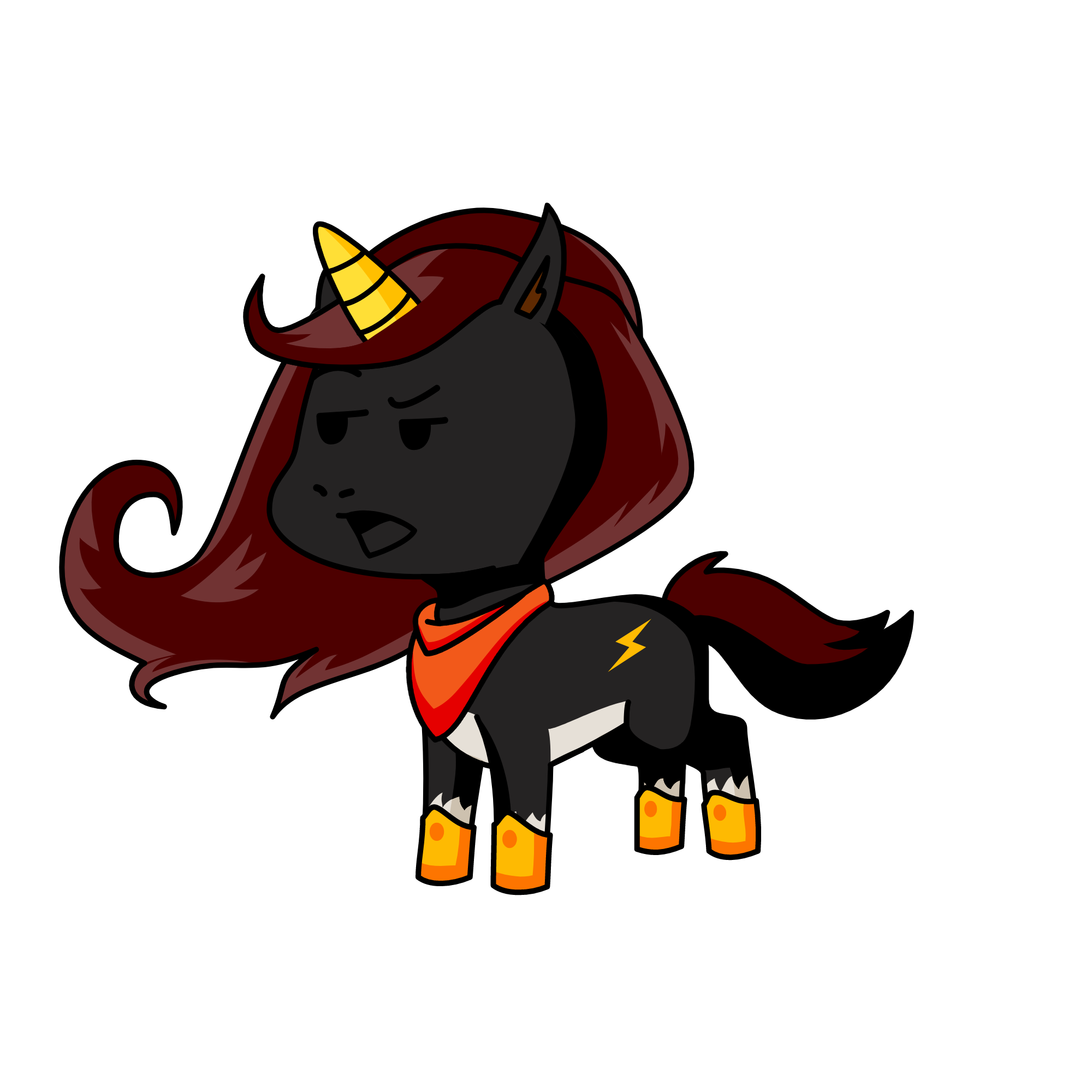 Starry harry pottah, the unicorn